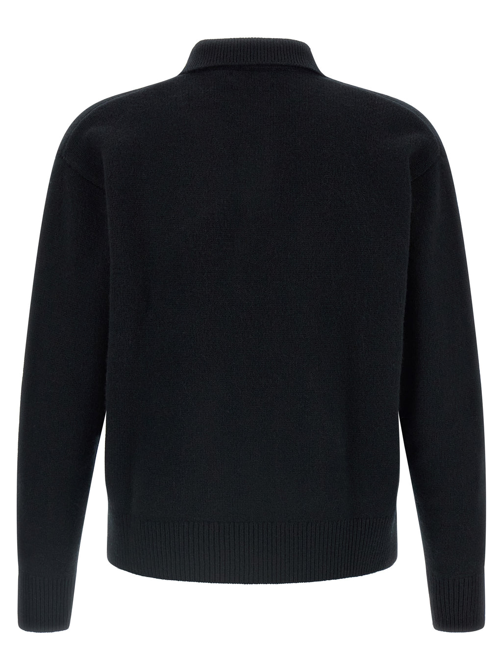 Polo Ralph Lauren Black Wool Polo Shirt