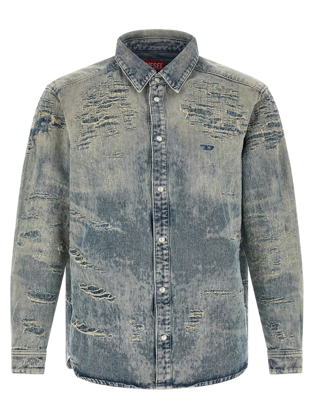 Diesel Blue Cotton Blouse