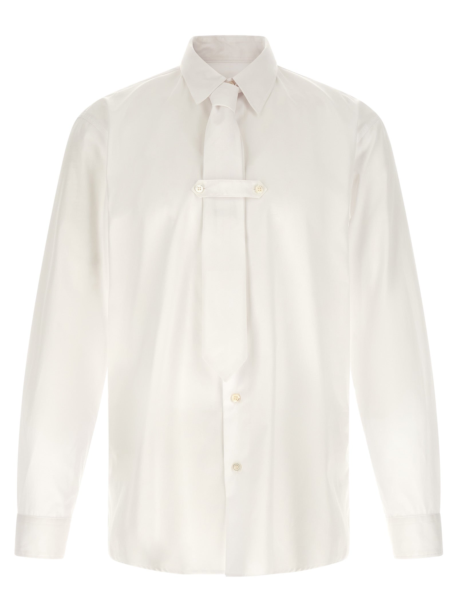 Dries Van Noten White Cotton Blouse