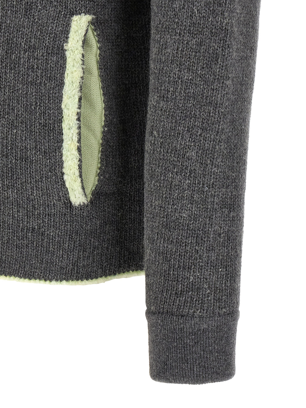Diesel Gray Wool Sweatshirt