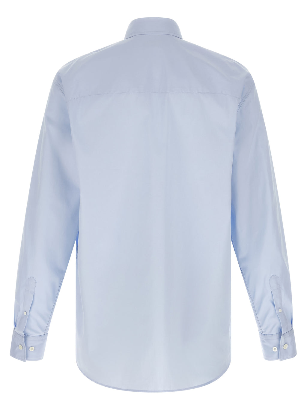 Dries Van Noten Blue Cotton Blouse