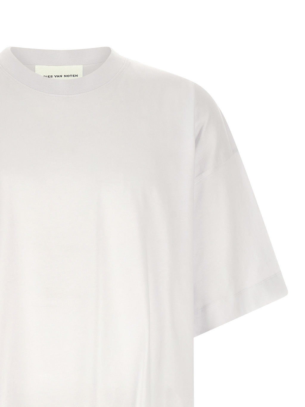 Dries Van Noten White Cotton T-Shirt