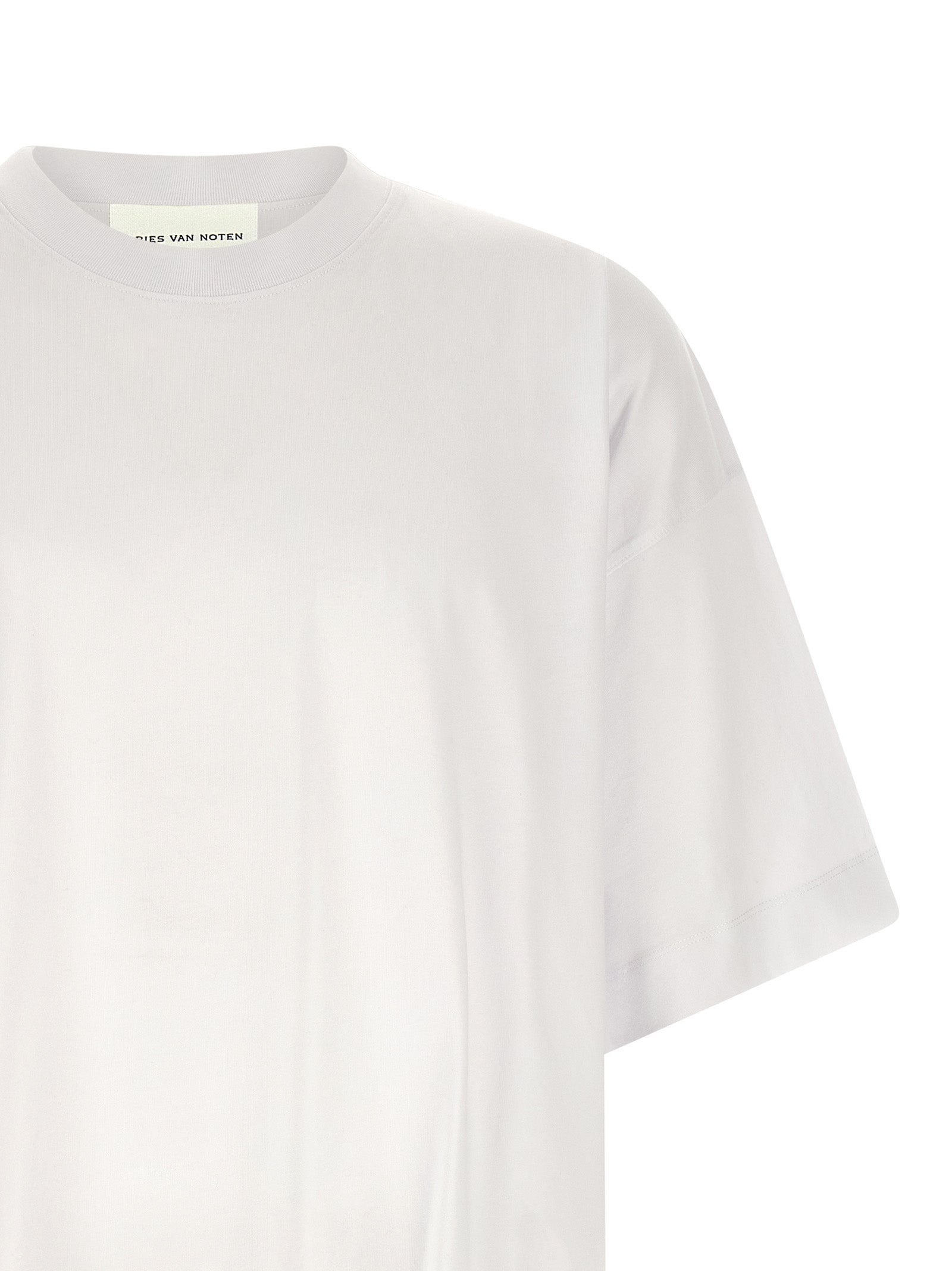 Dries Van Noten White Cotton T-Shirt