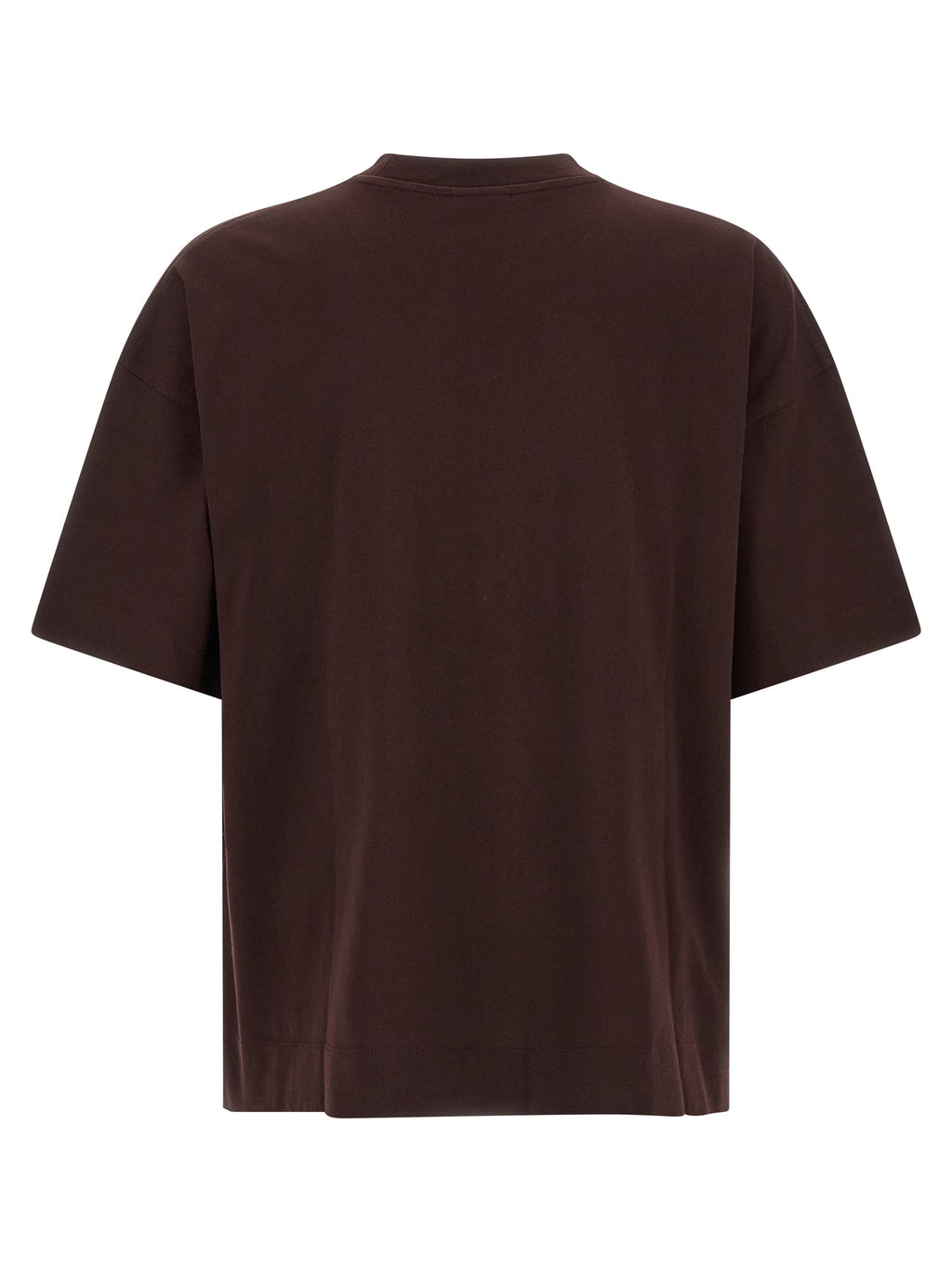 Dries Van Noten Bordeaux Cotton T-Shirt