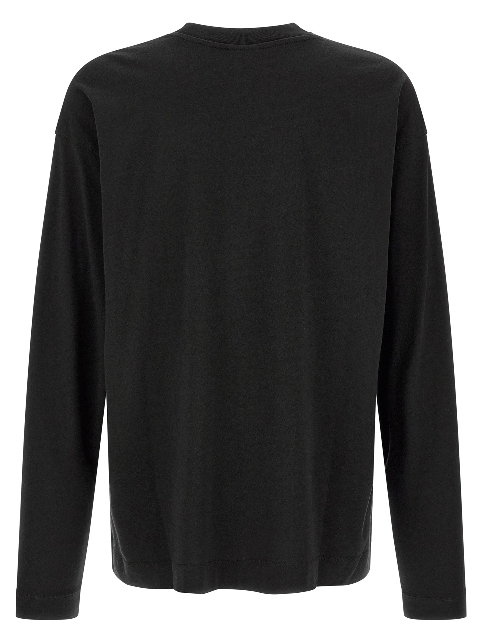 Dries Van Noten Black Cotton T-Shirt