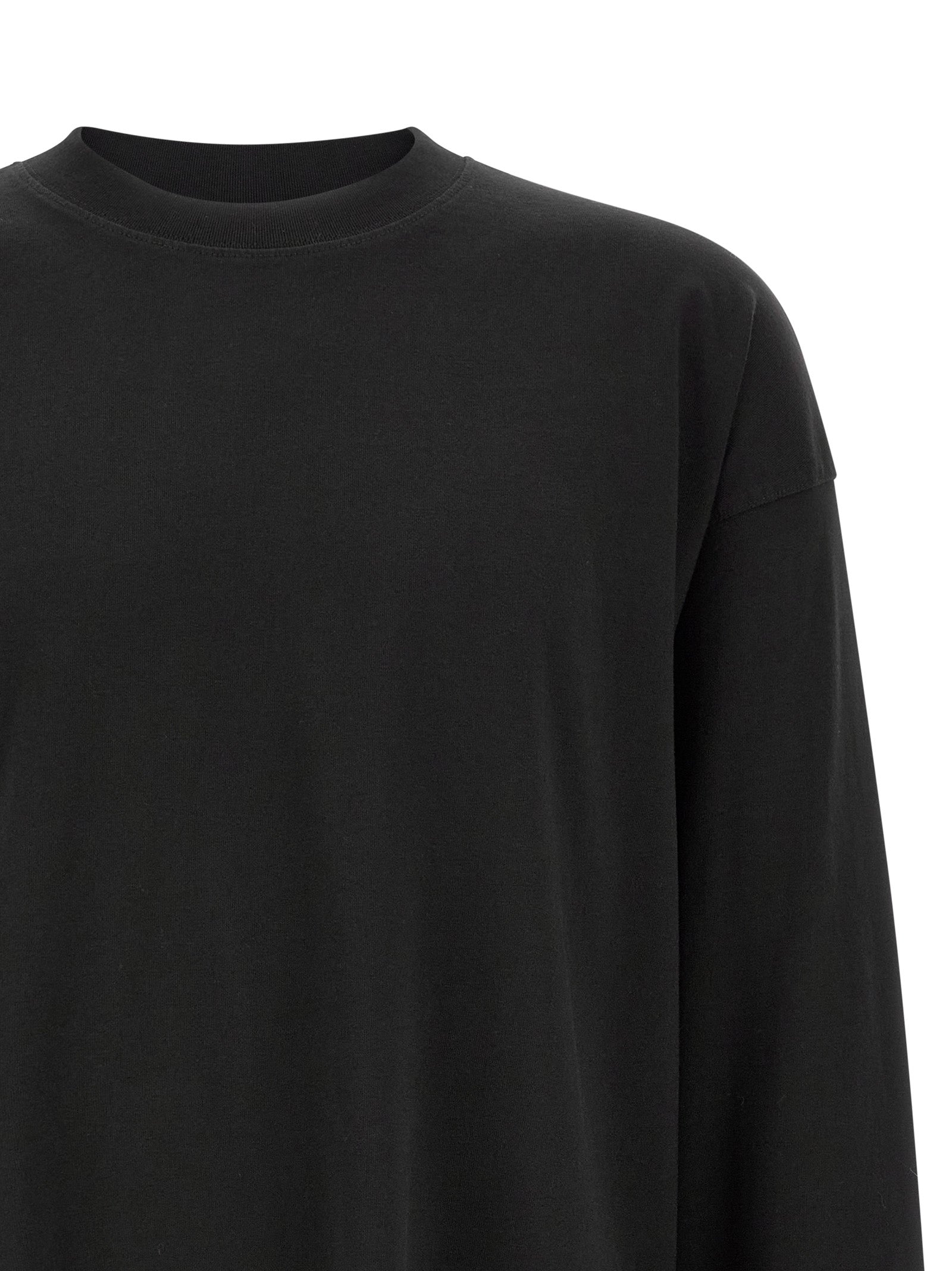 Dries Van Noten Black Cotton T-Shirt