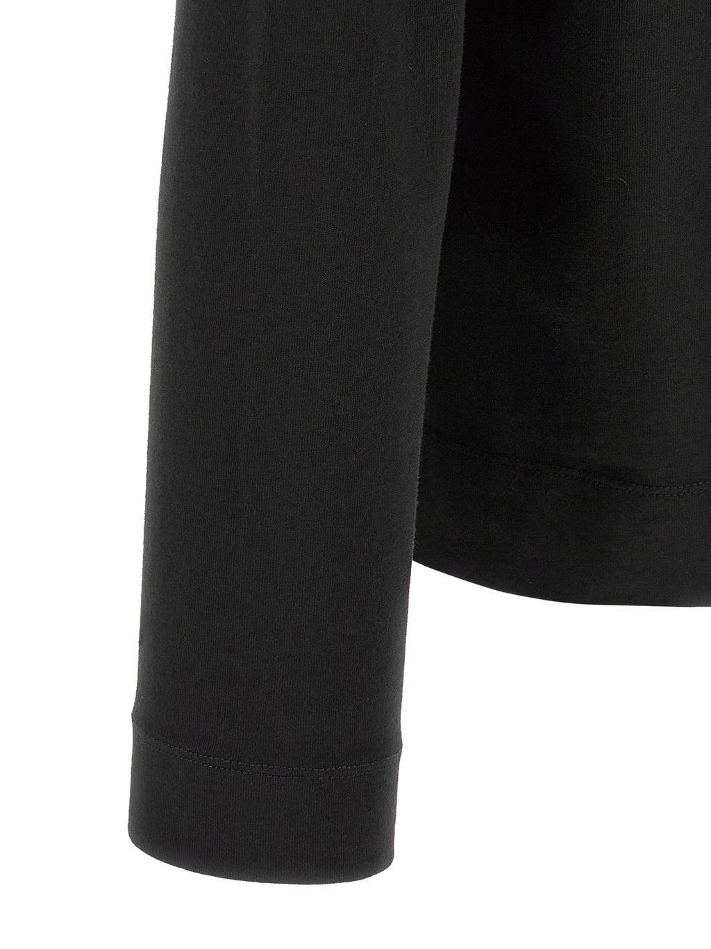 Dries Van Noten Black Cotton T-Shirt