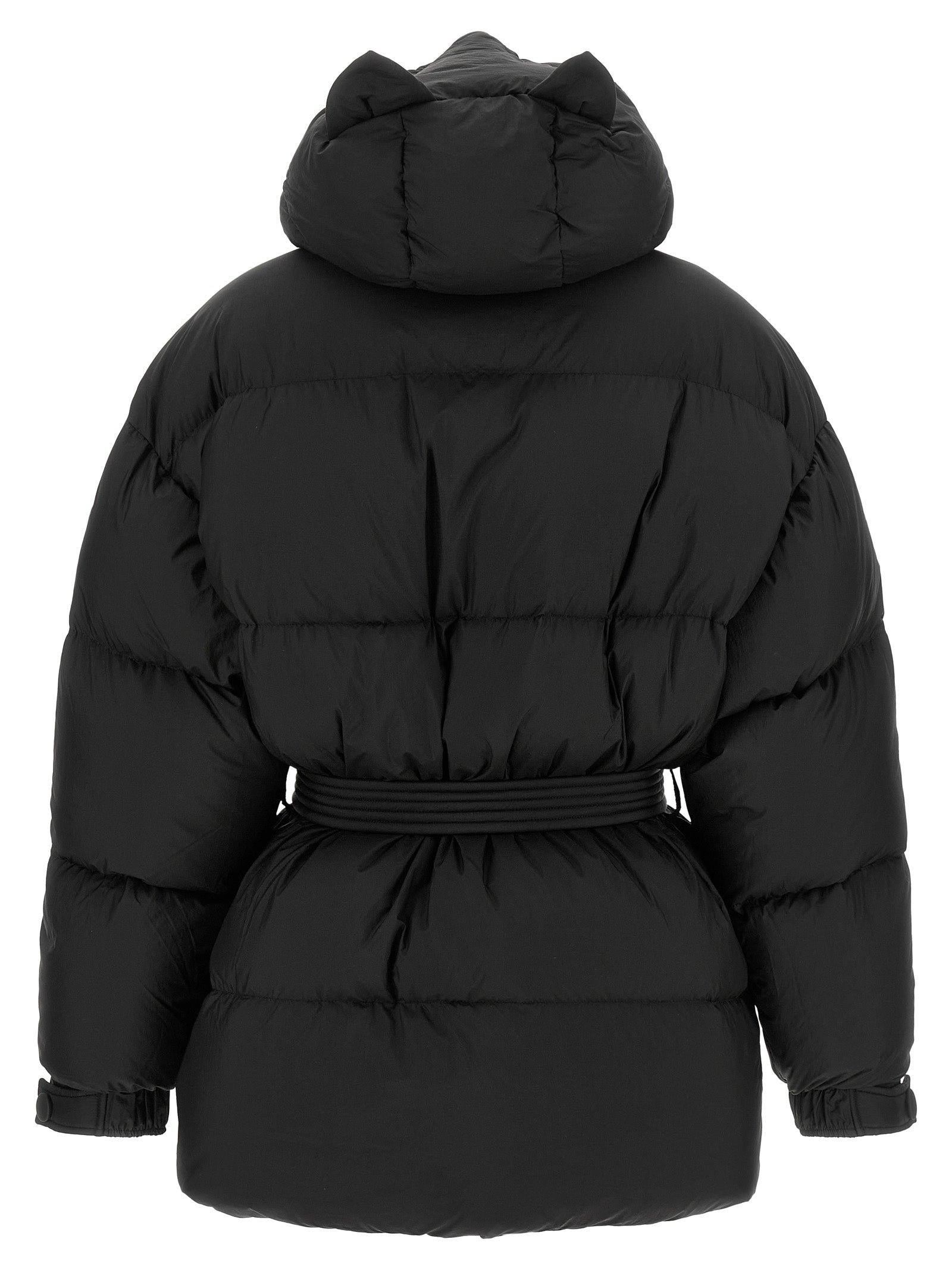 IENKI IENKI Black Nylon Full-Length Jacket