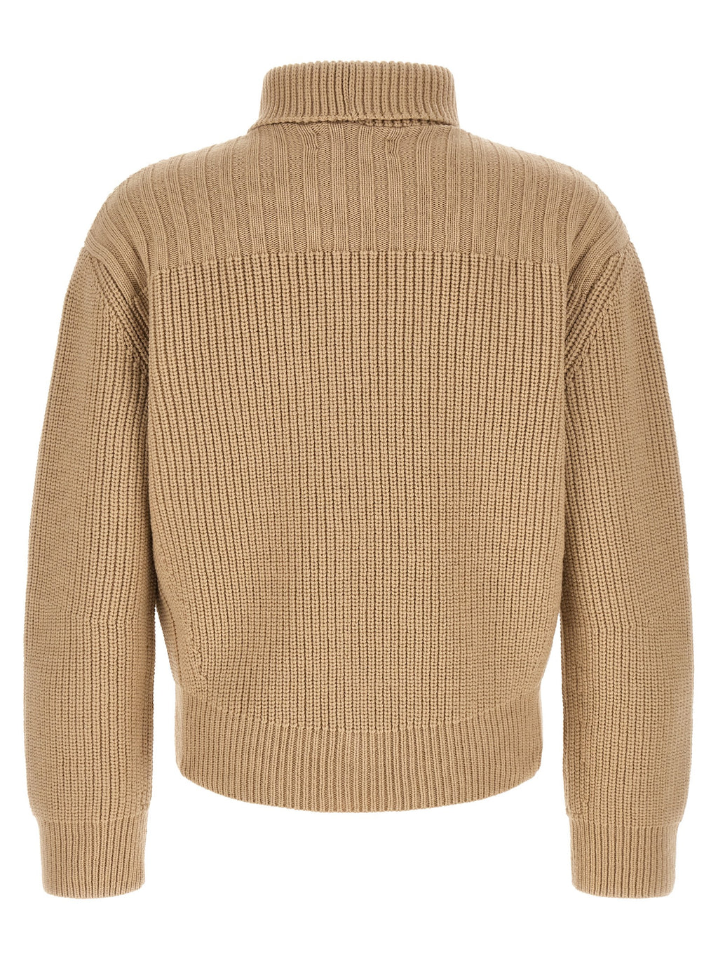 Dries Van Noten Beige Wool Cardigan