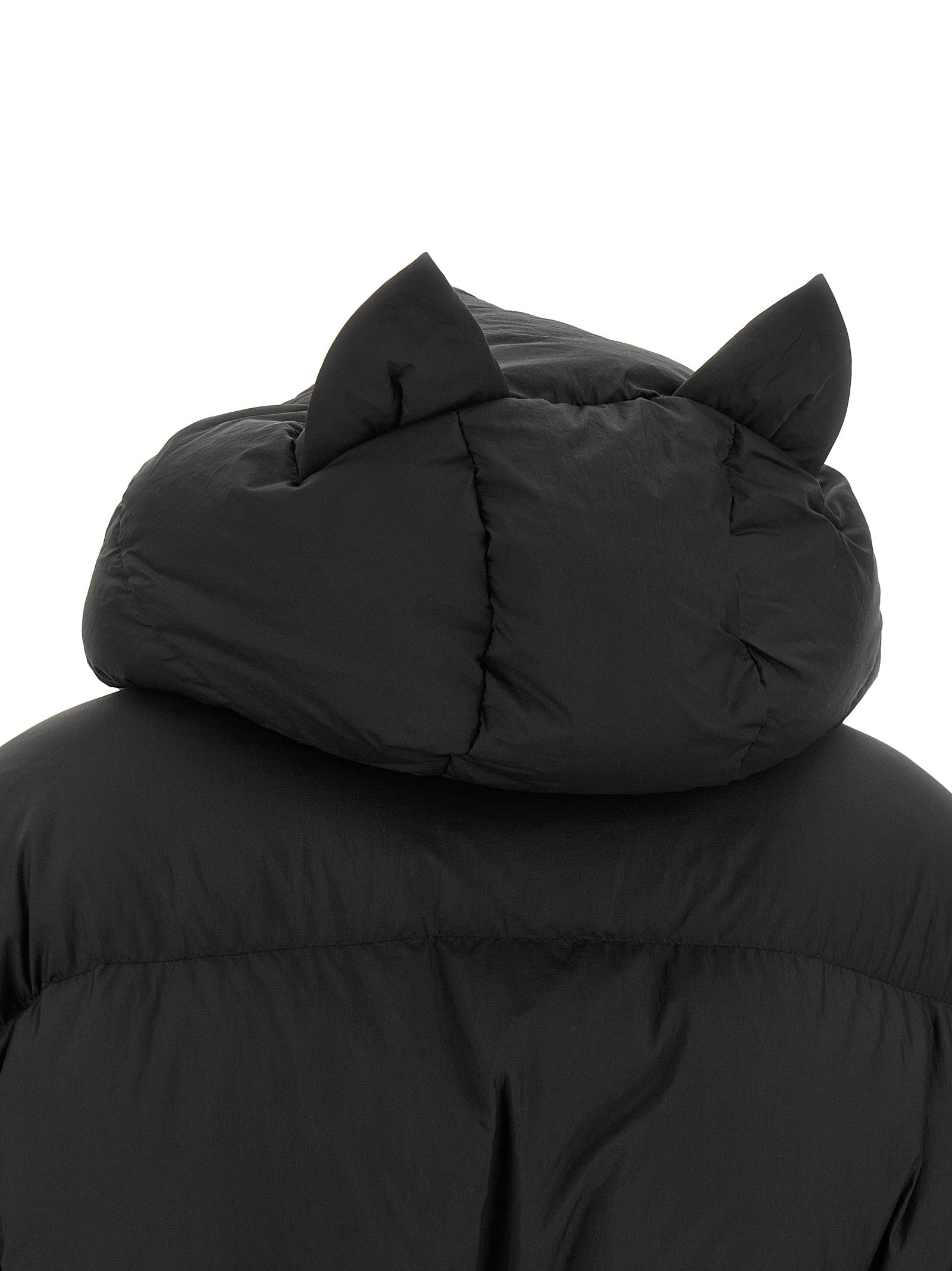 IENKI IENKI Black Nylon Full-Length Jacket