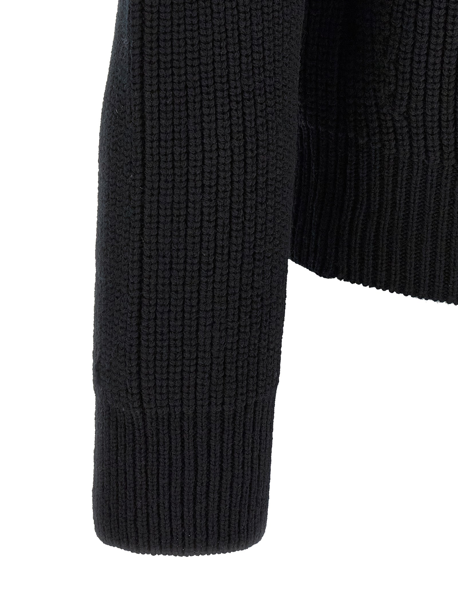 Dries Van Noten Blue Wool Cardigan