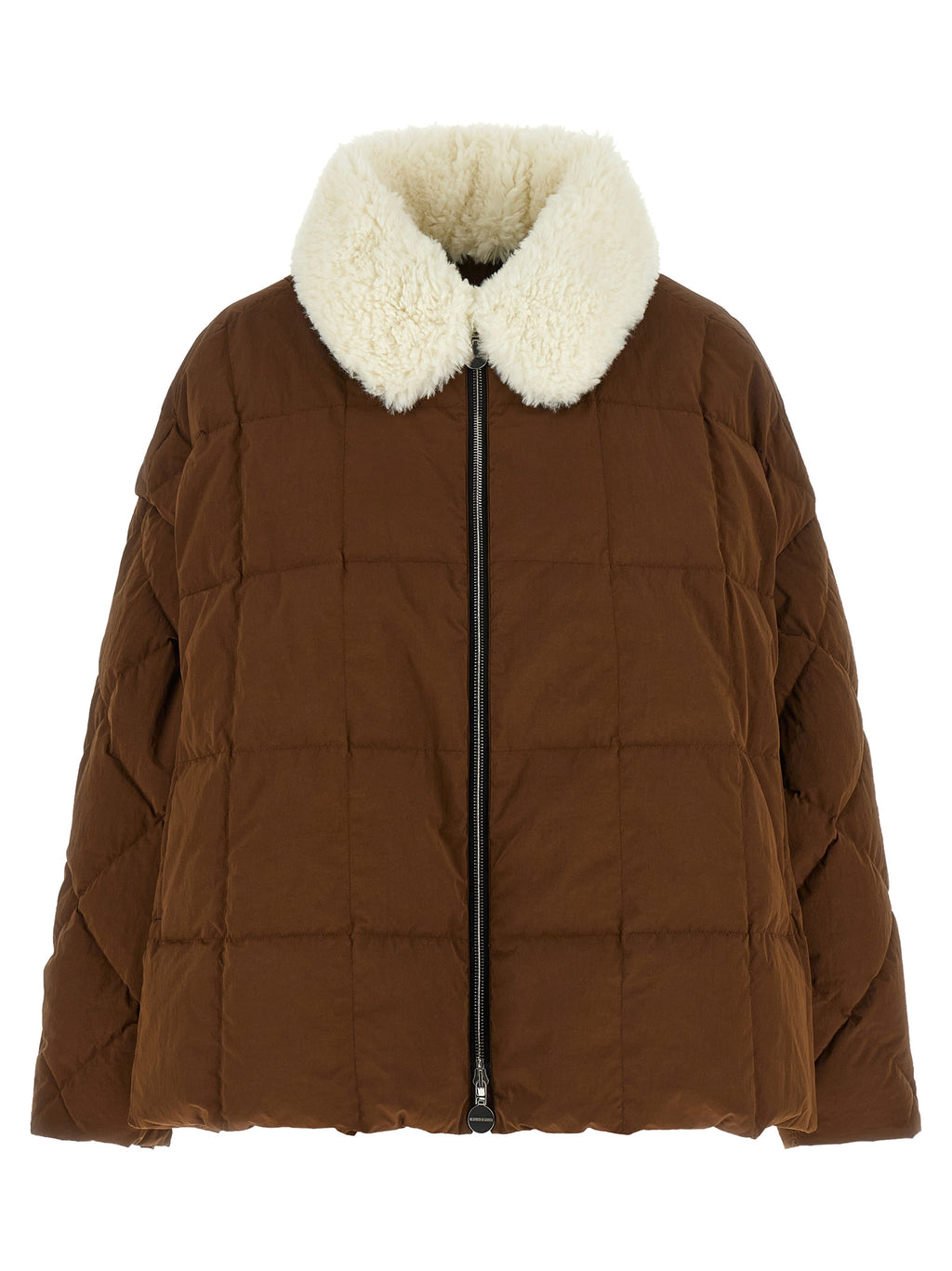 IENKI IENKI Brown Polyester Full-Length Jacket