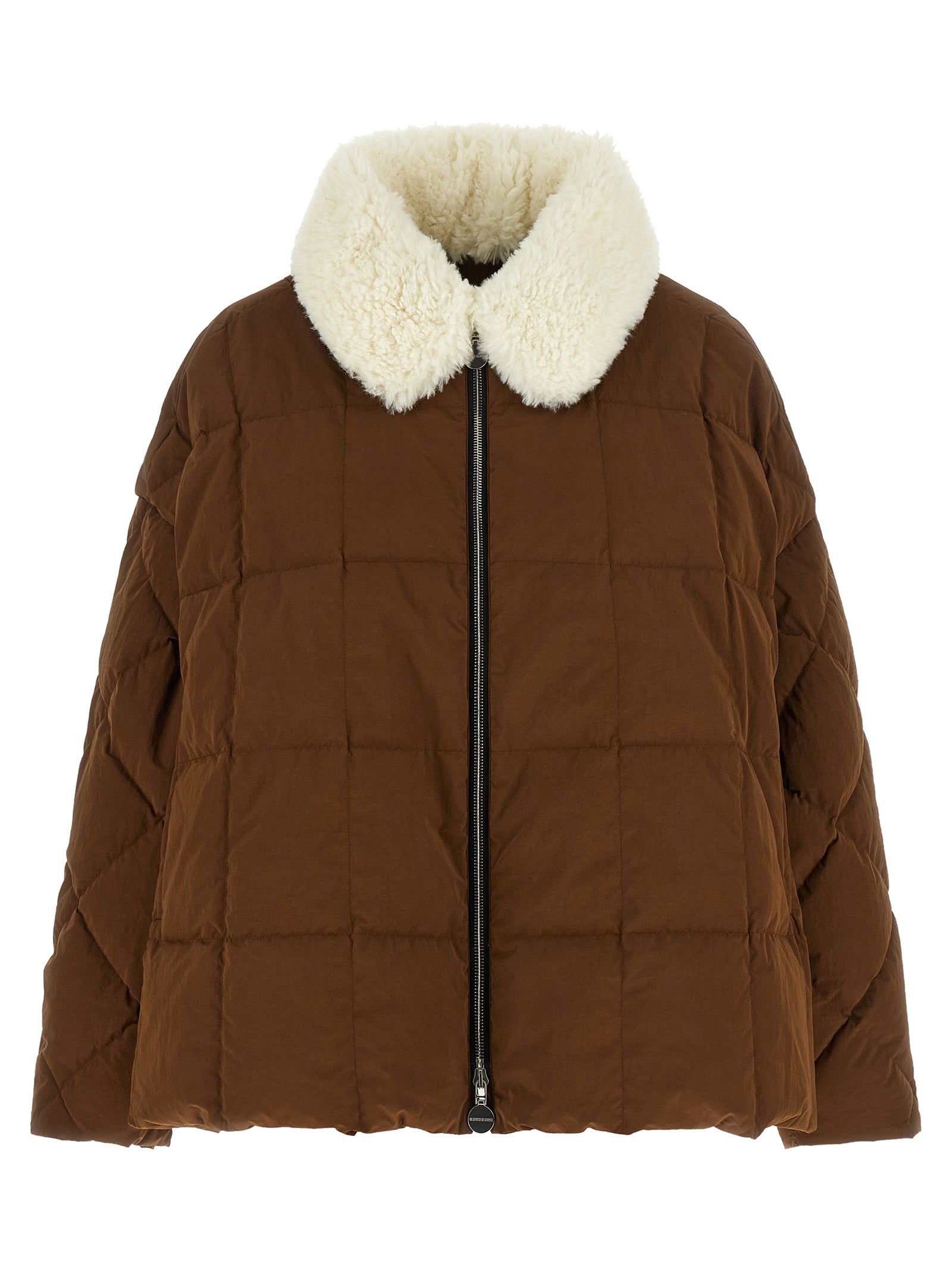 IENKI IENKI Brown Polyester Full-Length Jacket