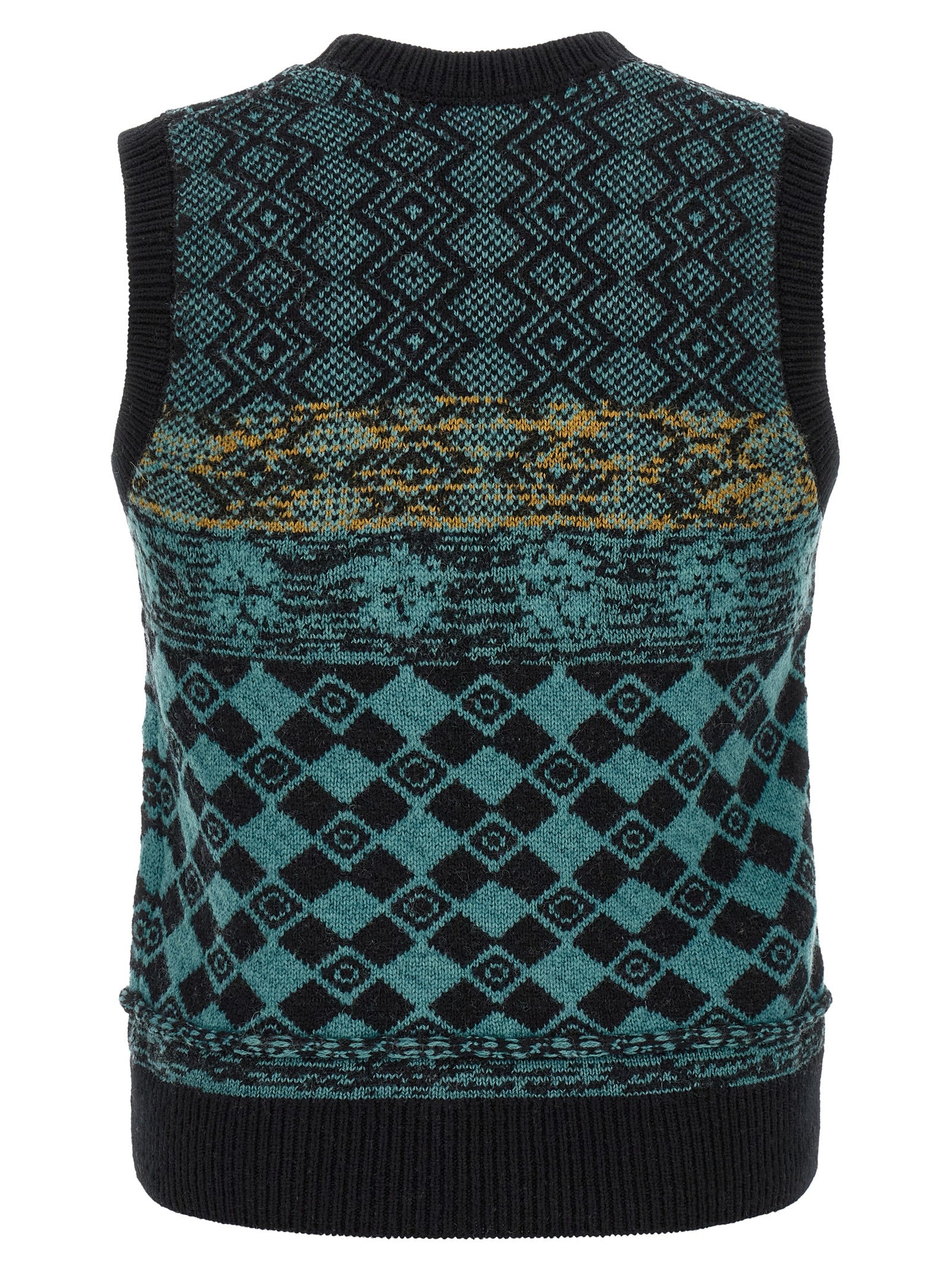 Dries Van Noten Multicolor Wool Cardigan