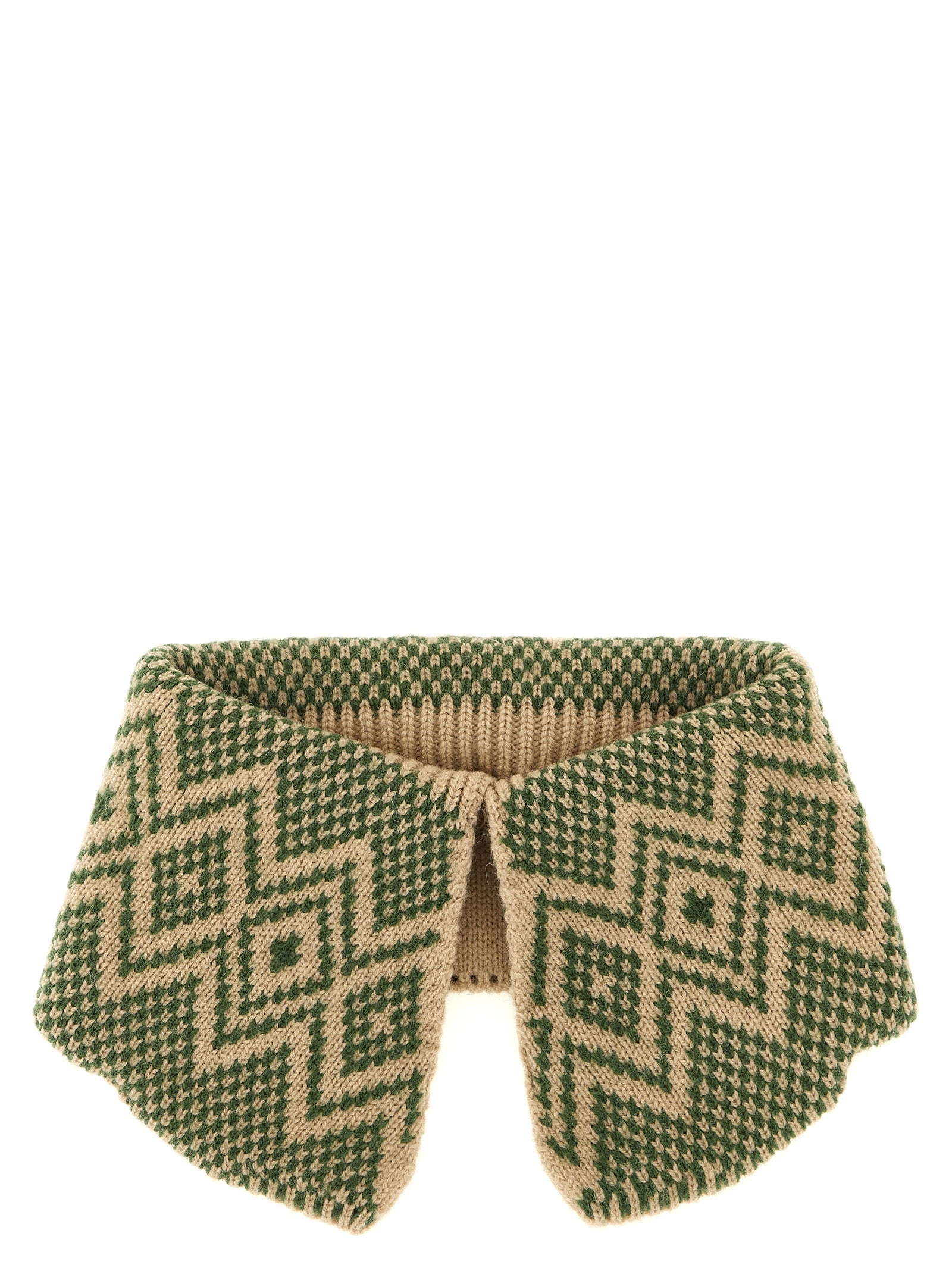 Dries Van Noten Beige Wool Scarf