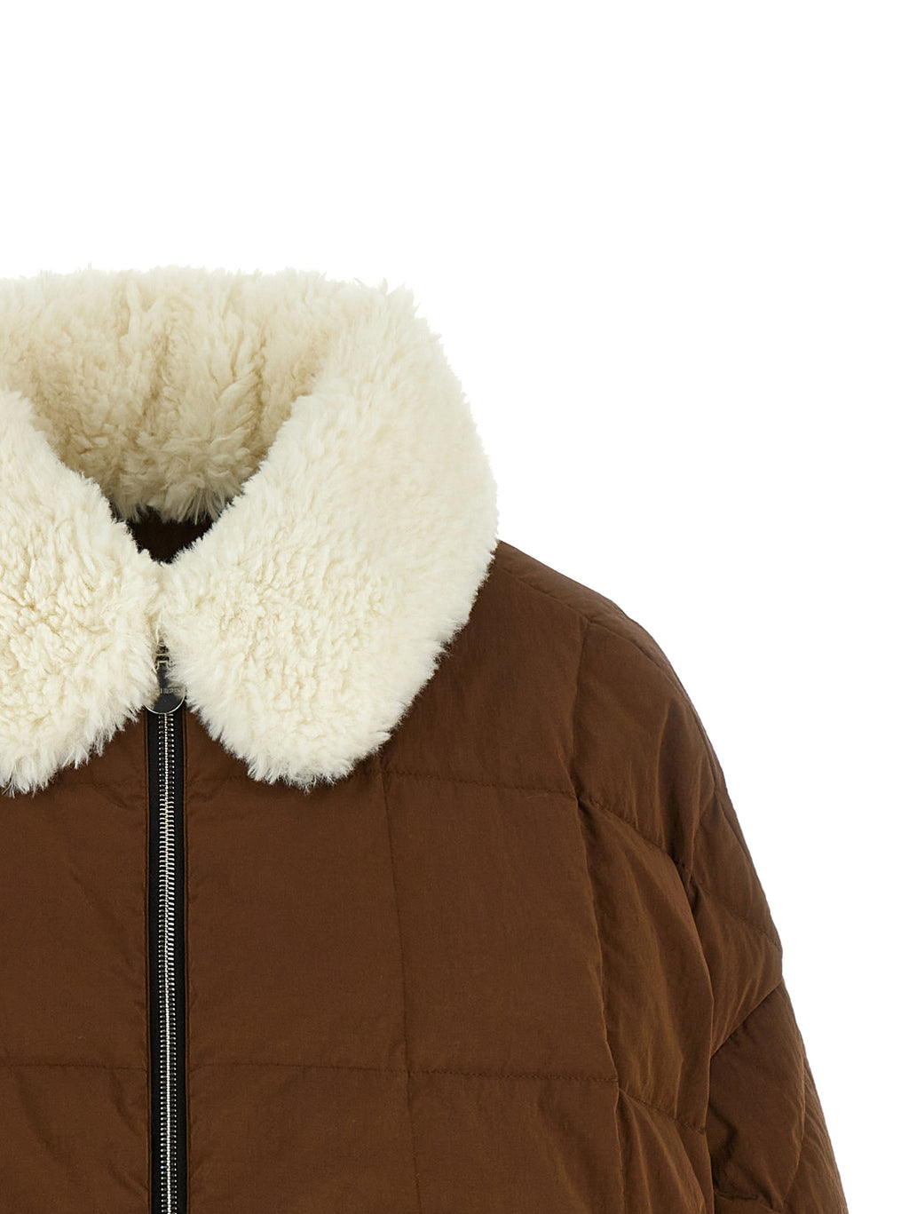 IENKI IENKI Brown Polyester Full-Length Jacket