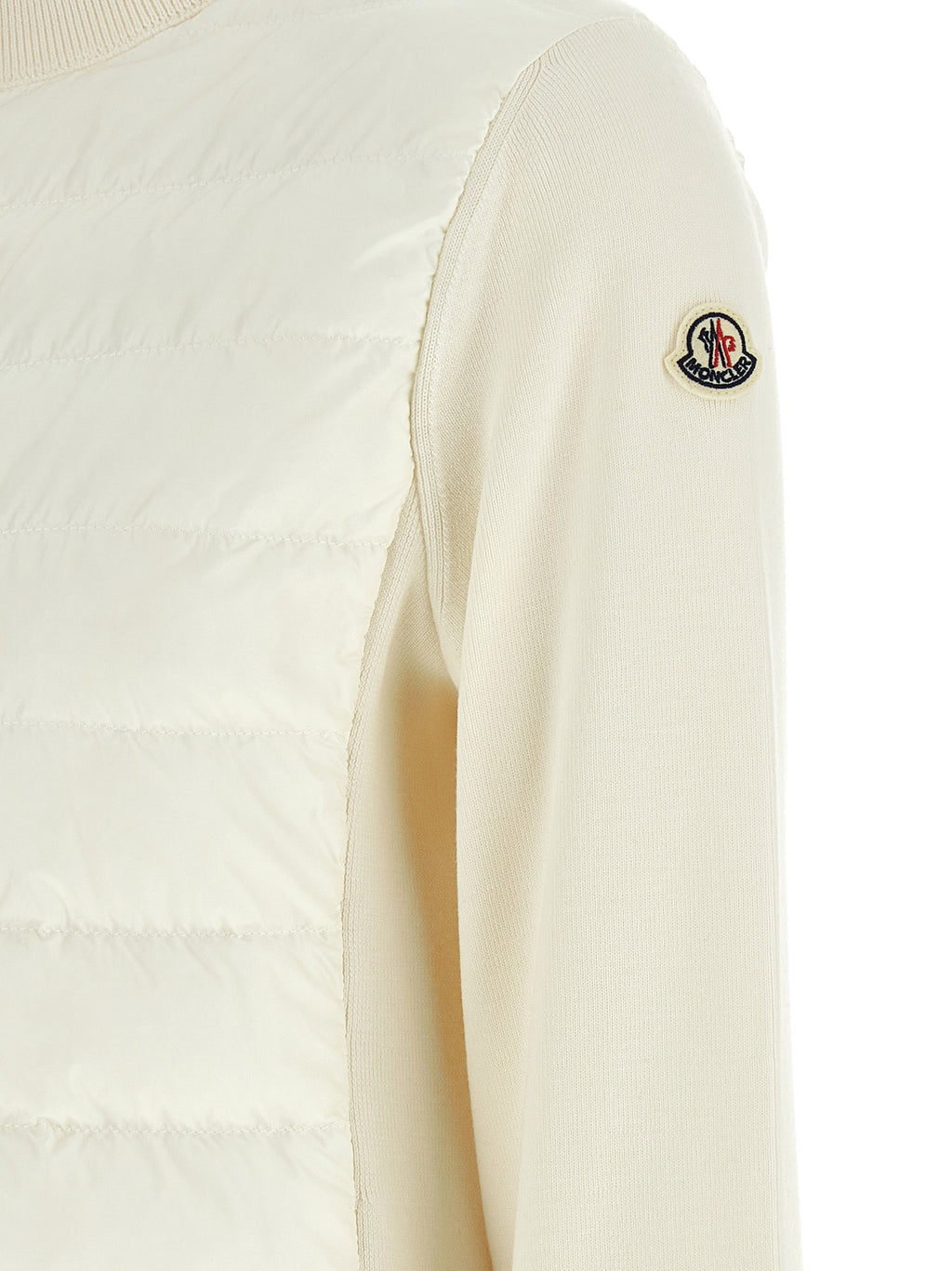 Moncler White Polyamide Cardigan