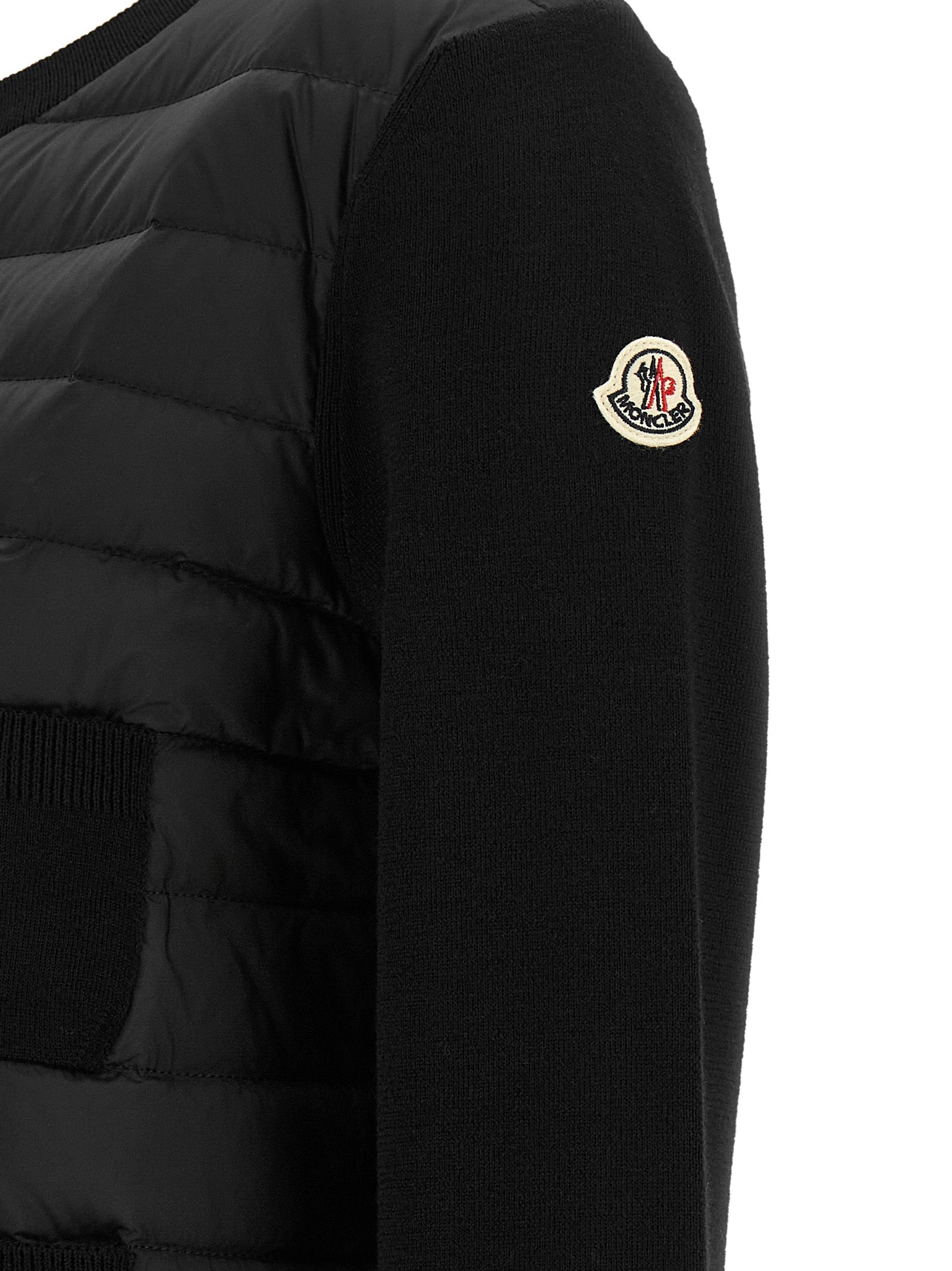 Moncler Black Polyamide Cardigan