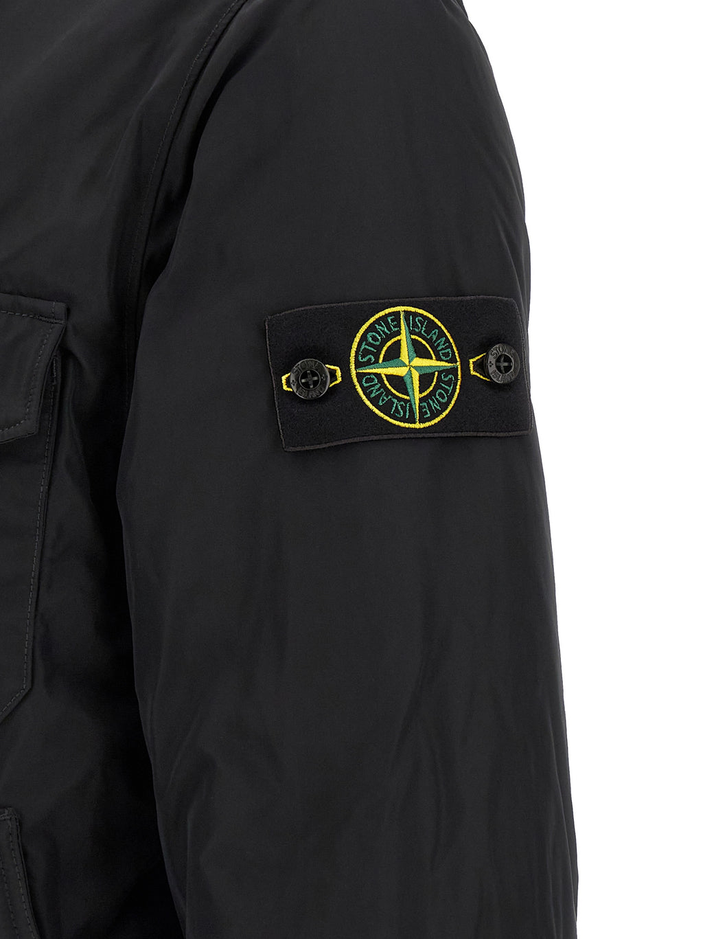 Stone Island Black Polyester Jacket