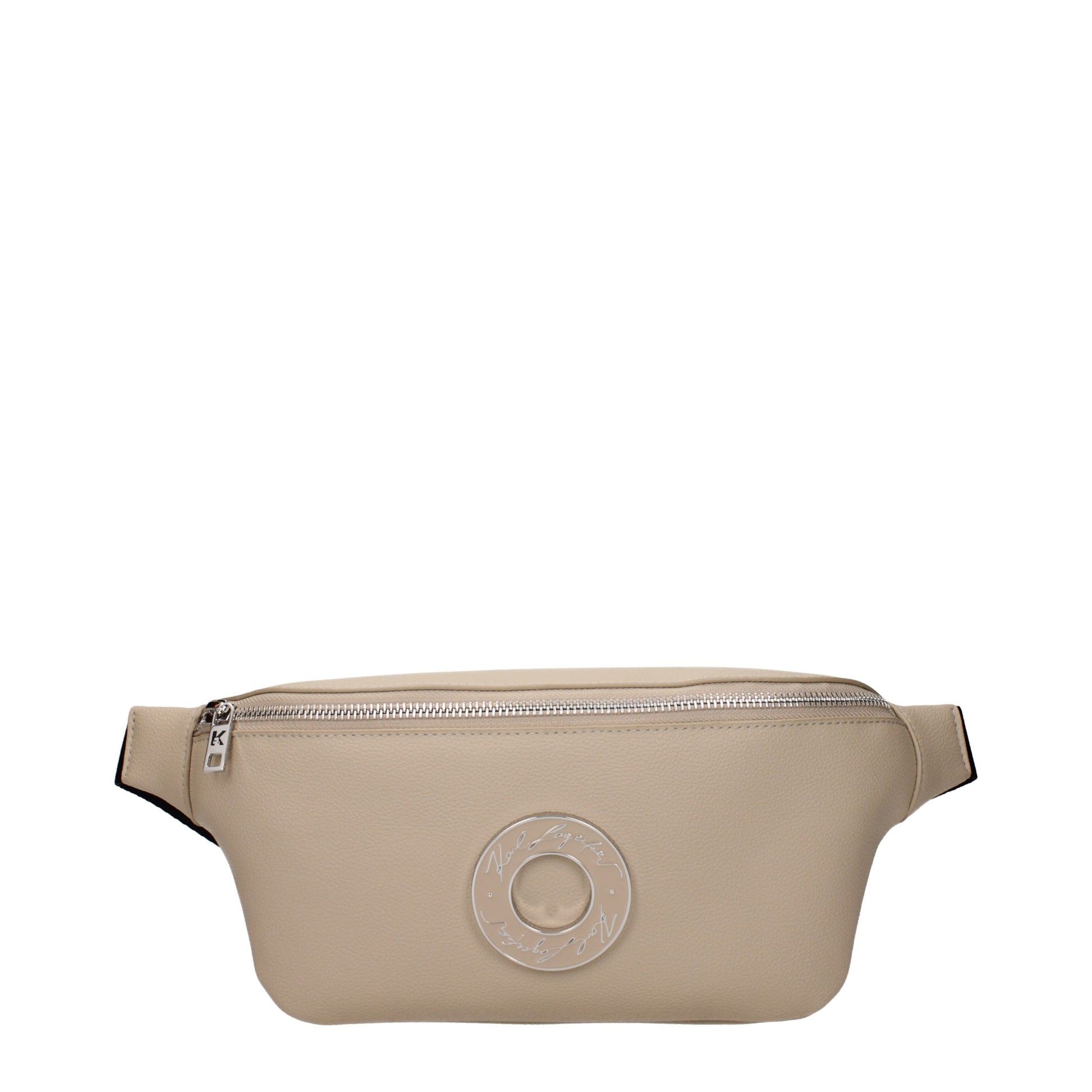 Karl Lagerfeld Beige Leather Backpack