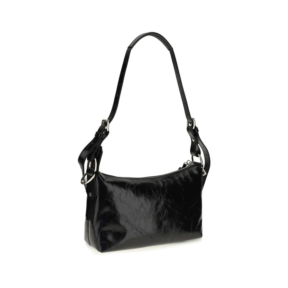 Vivienne Westwood Black Calf Leather Bos Taurus Shoulder Bag