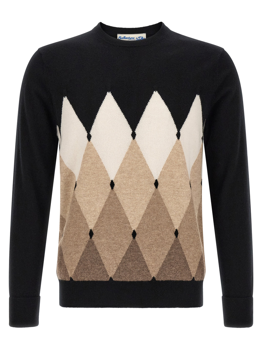 Ballantyne Black Cashmere Cardigan