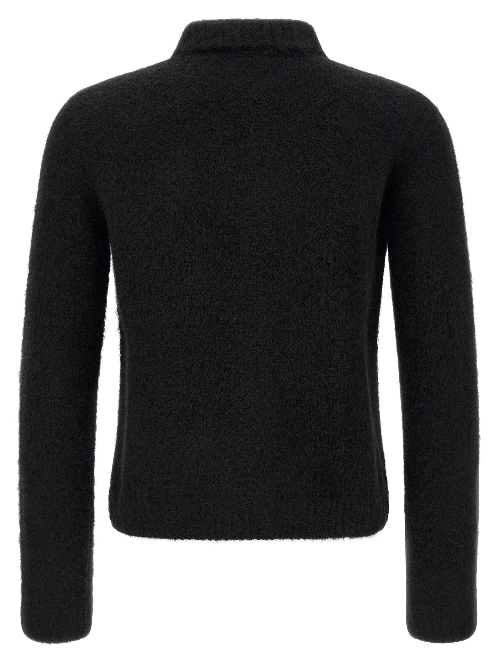 Dries Van Noten Black Wool Cardigan