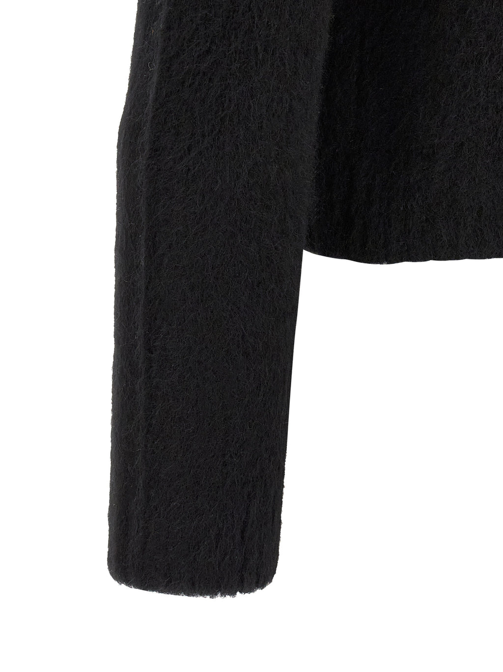 Dries Van Noten Black Wool Cardigan