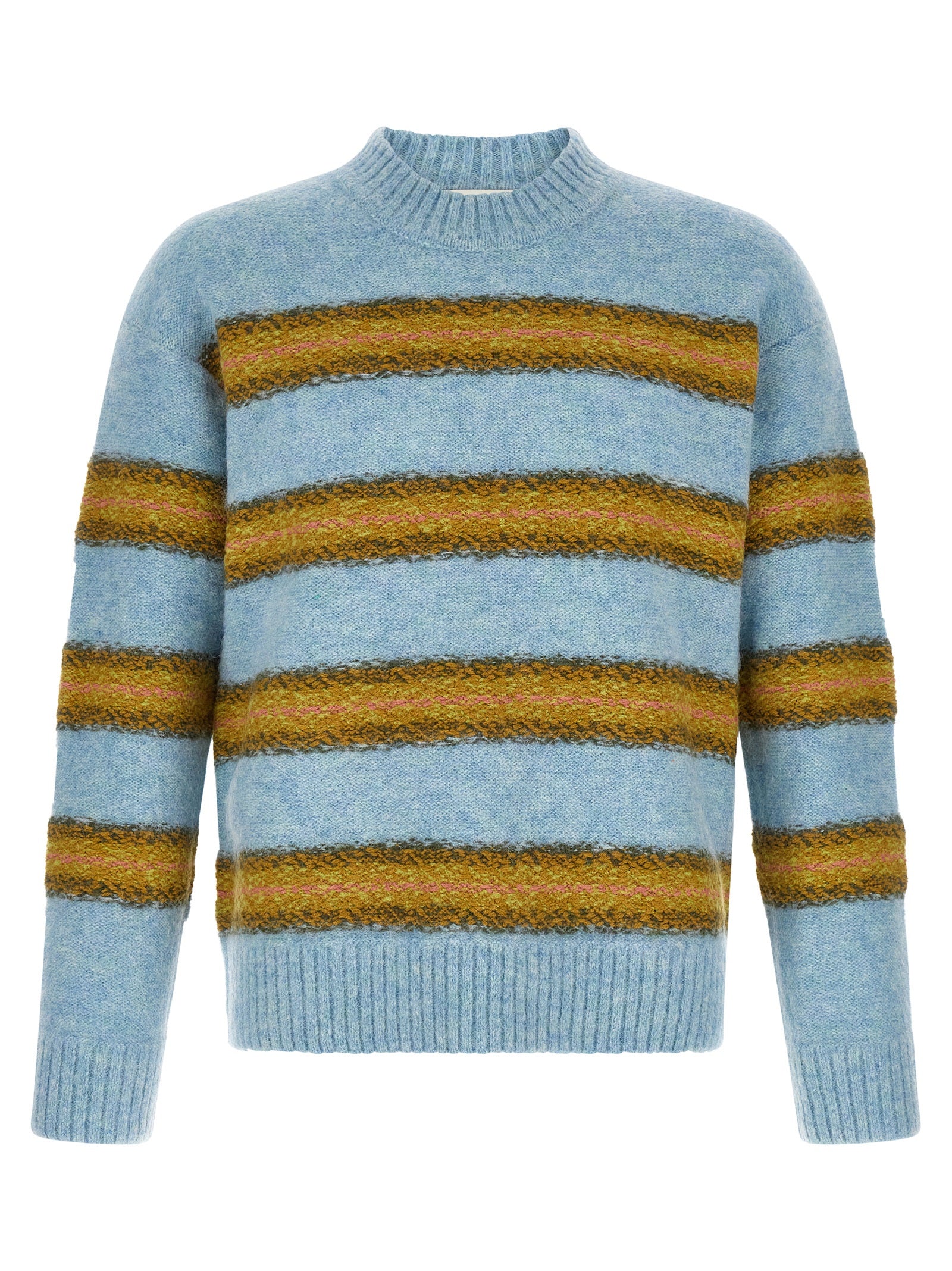 Dries Van Noten Blue Wool Cardigan