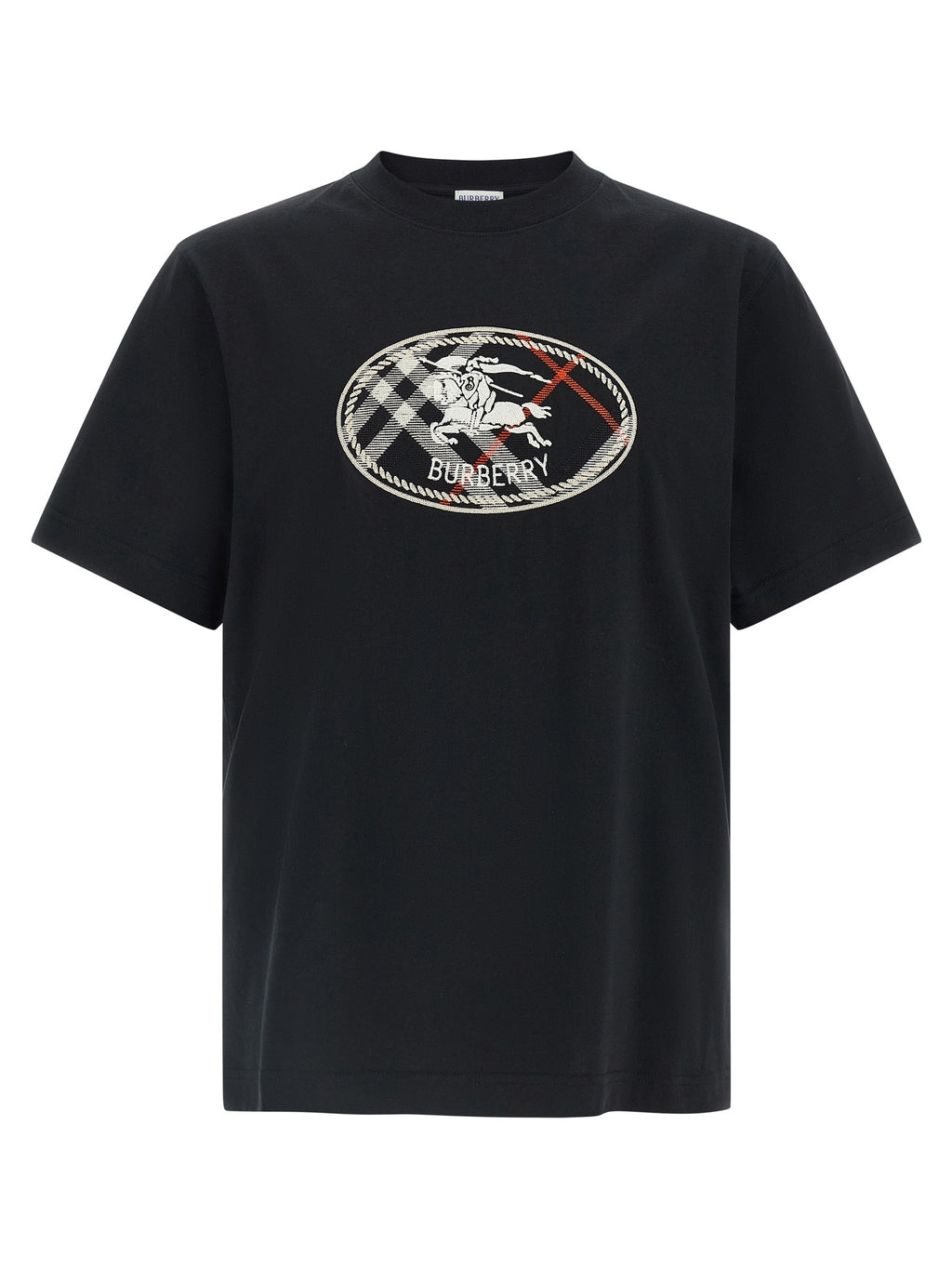 Burberry Black Cotton T-Shirt