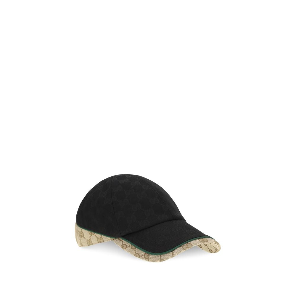 Gucci Black Polyamide Cap (Baseball Hat)