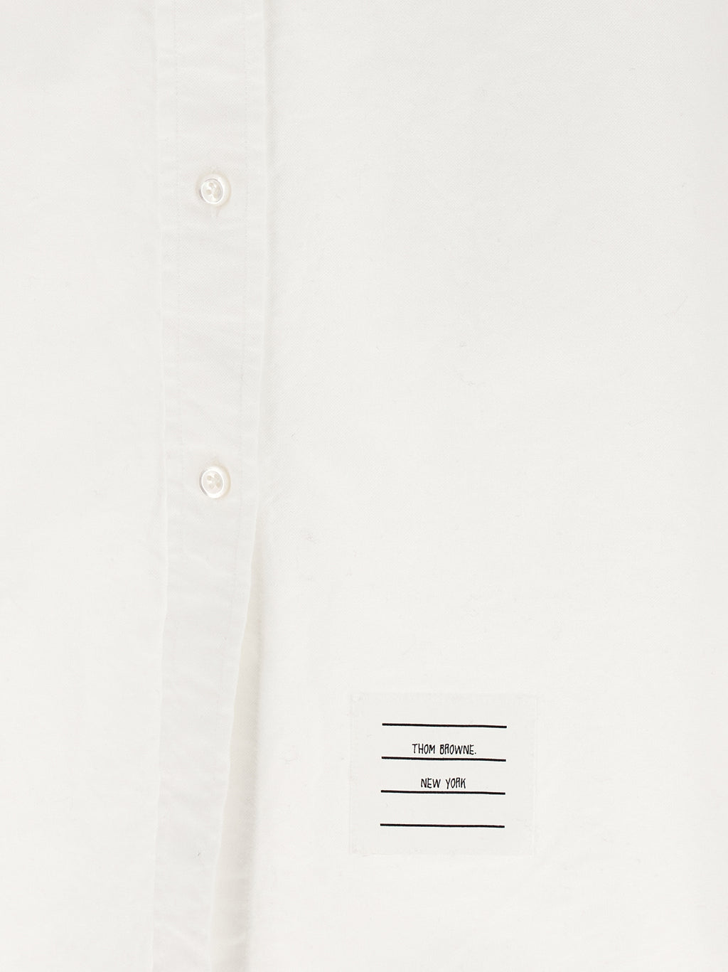 Thom Browne White Cotton Midi Skirt