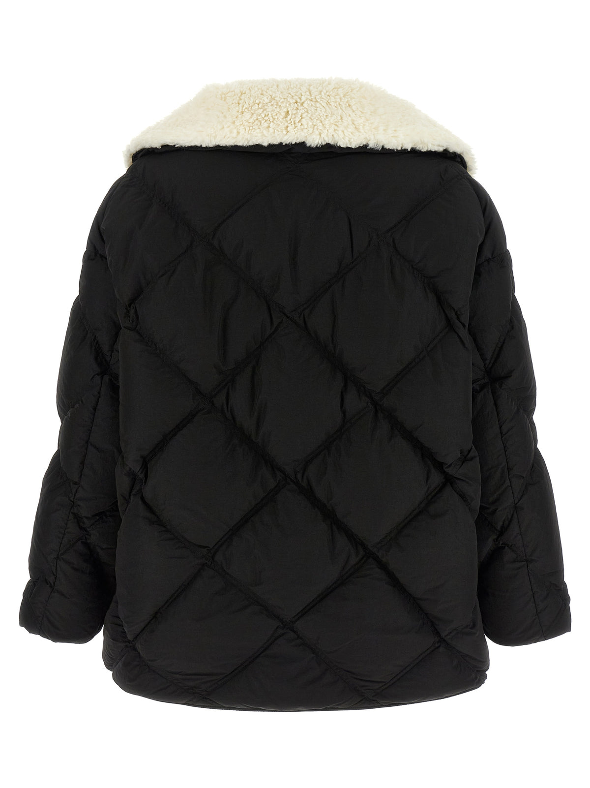 IENKI IENKI Doudoune longue en nylon noir