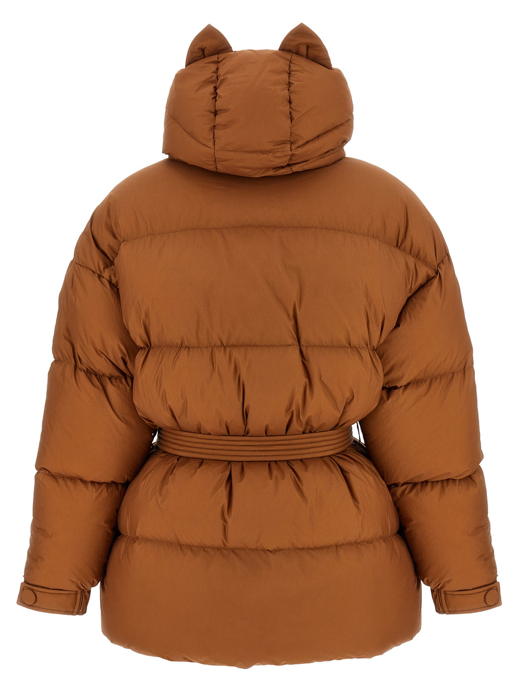 Manteau long en nylon marron IENKI IENKI