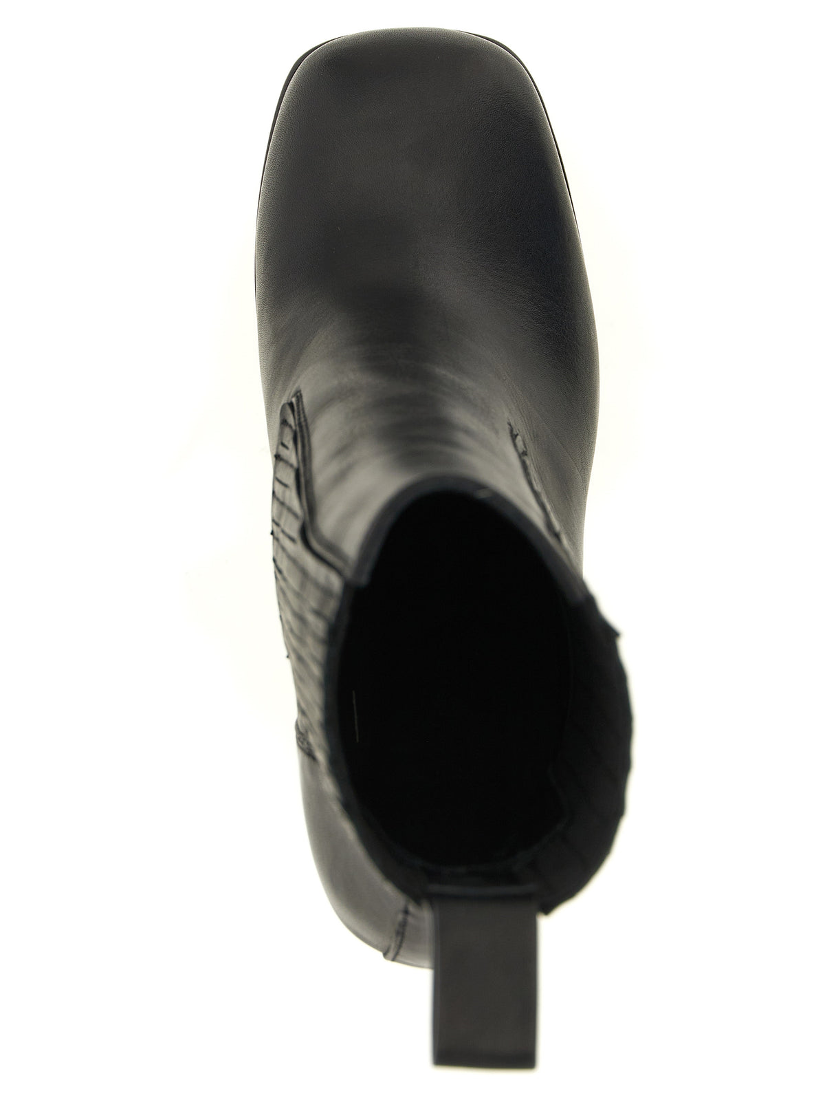 Rick Owens Stiefeletten aus schwarzem Kalbsleder