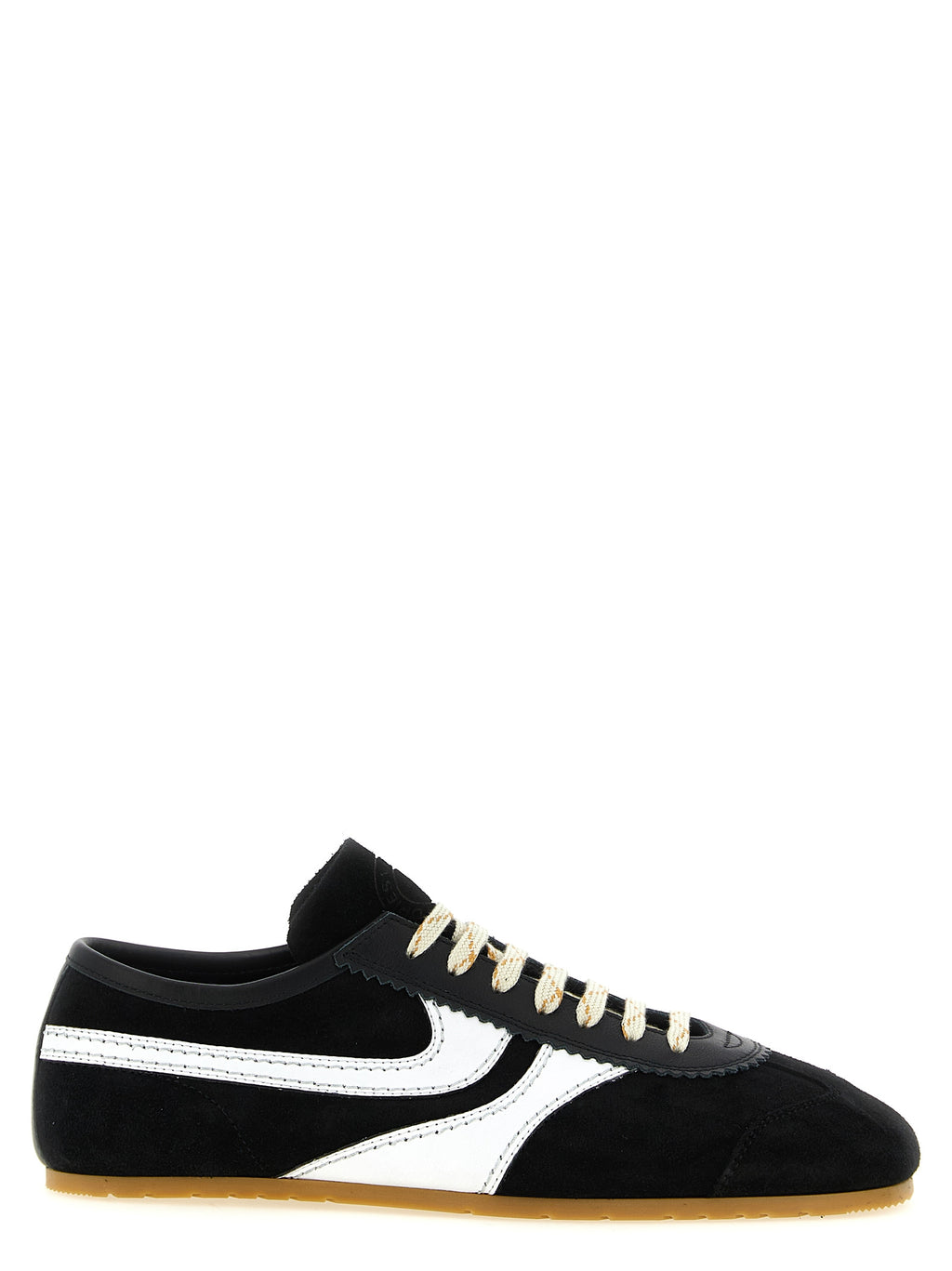 Dries Van Noten Bicolor Calfskin Athletic Sneakers