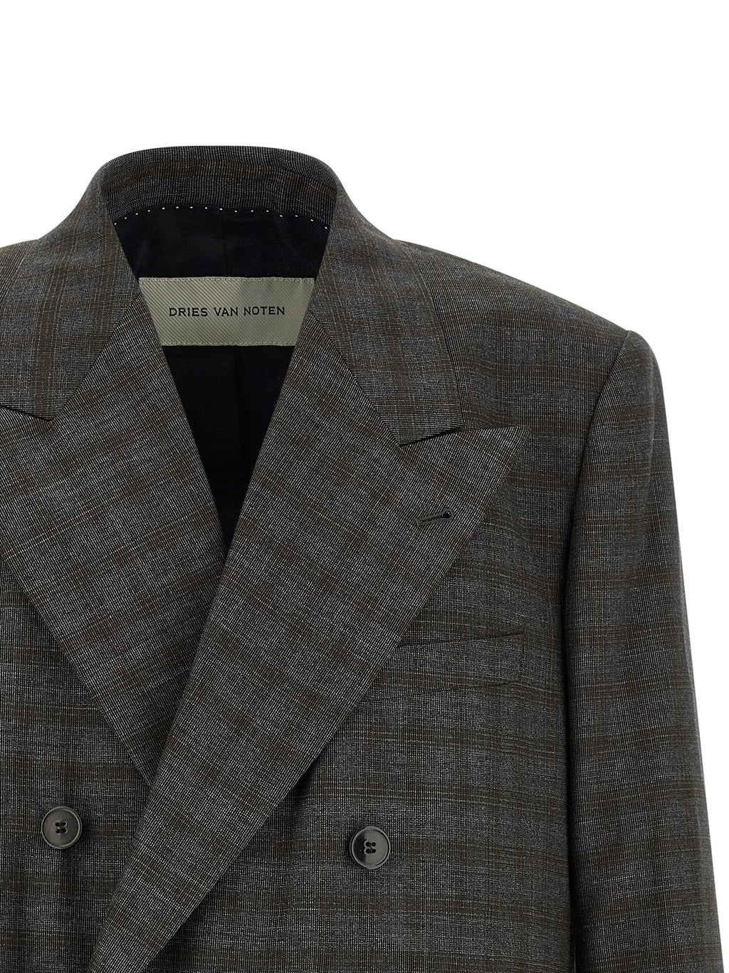 Dries Van Noten Gray Wool Blazer
