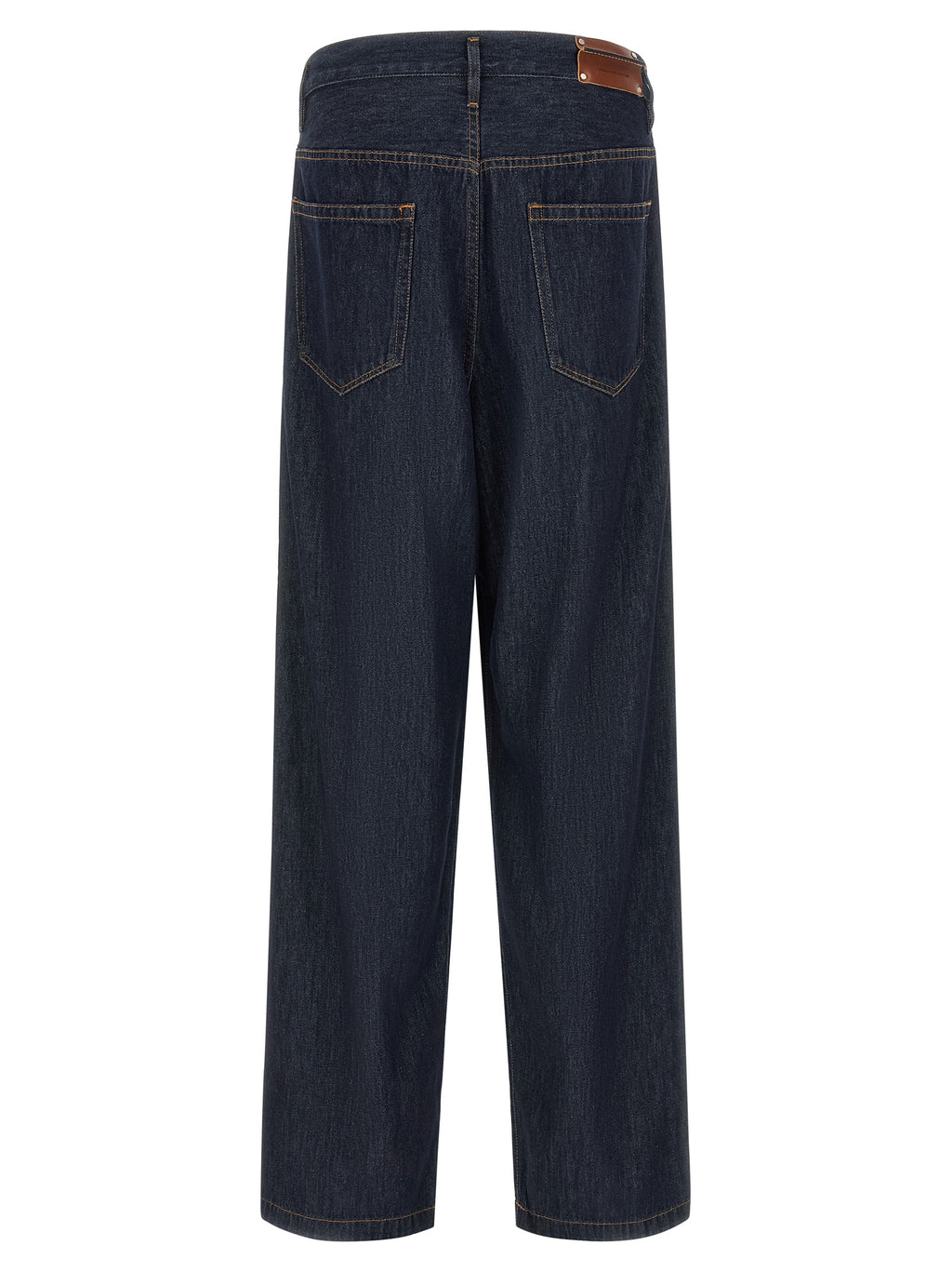 Dries Van Noten Blue Cotton Jeans Denim