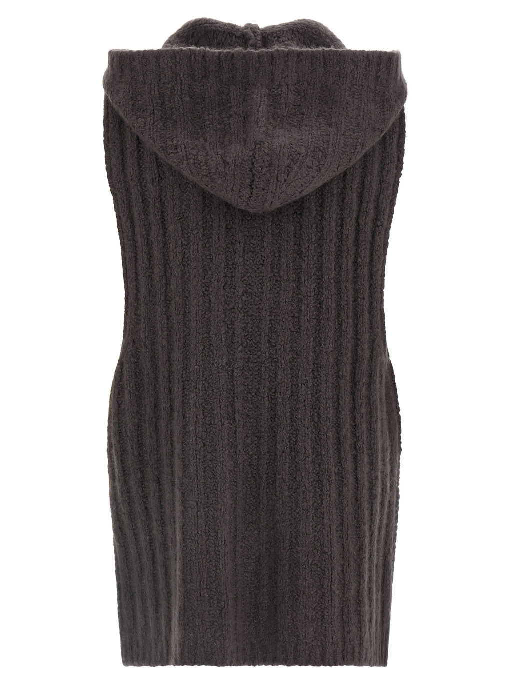 Rick Owens Gray Cashmere Sleeveles Sweater