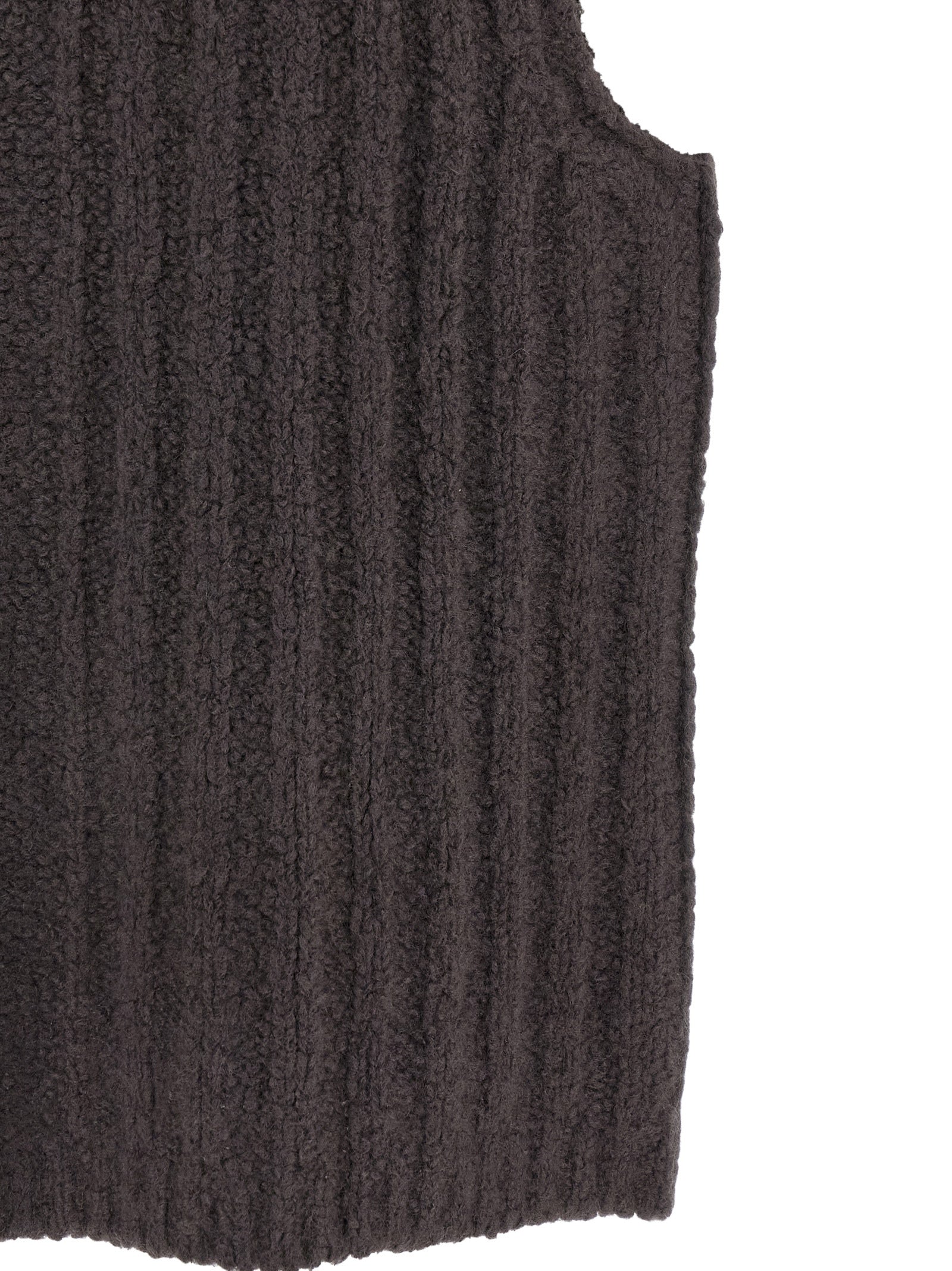 Rick Owens Gray Cashmere Sleeveles Sweater