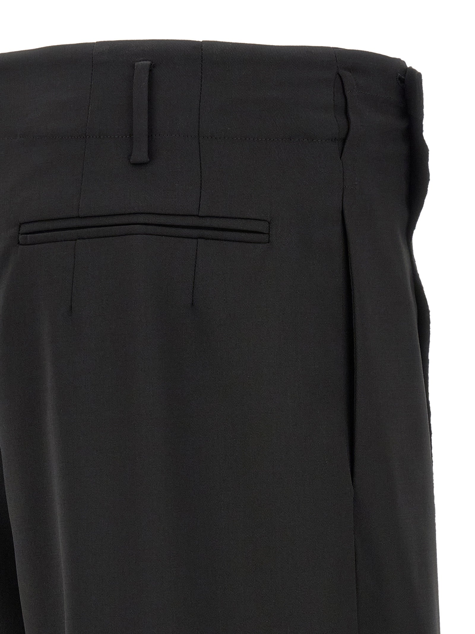 Kiko Kostadinov Black Virgin Wool Dress Pants