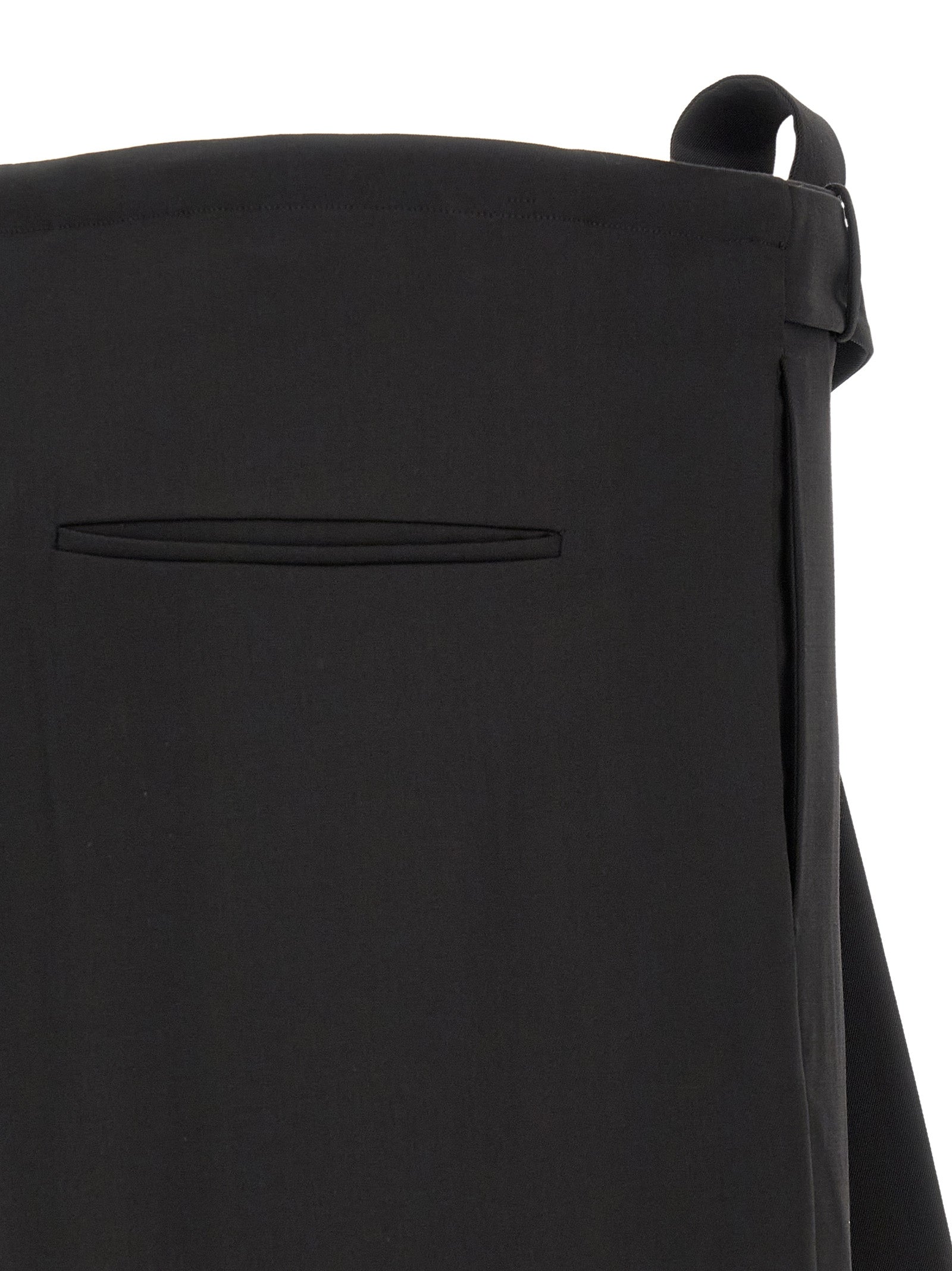 Kiko Kostadinov Black Virgin Wool Dress Pants