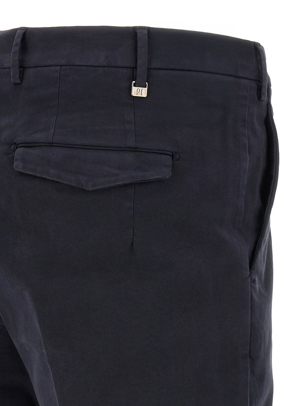PT Torino Blue Cotton Casual Pants