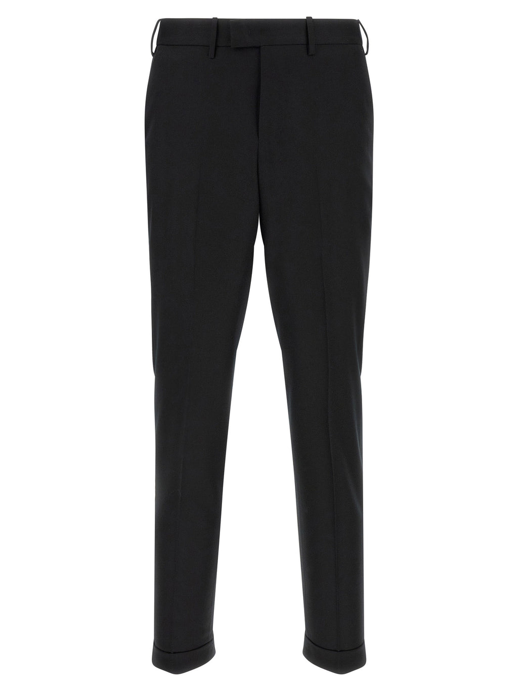 PT Torino Black Virgin Wool Dress Pants