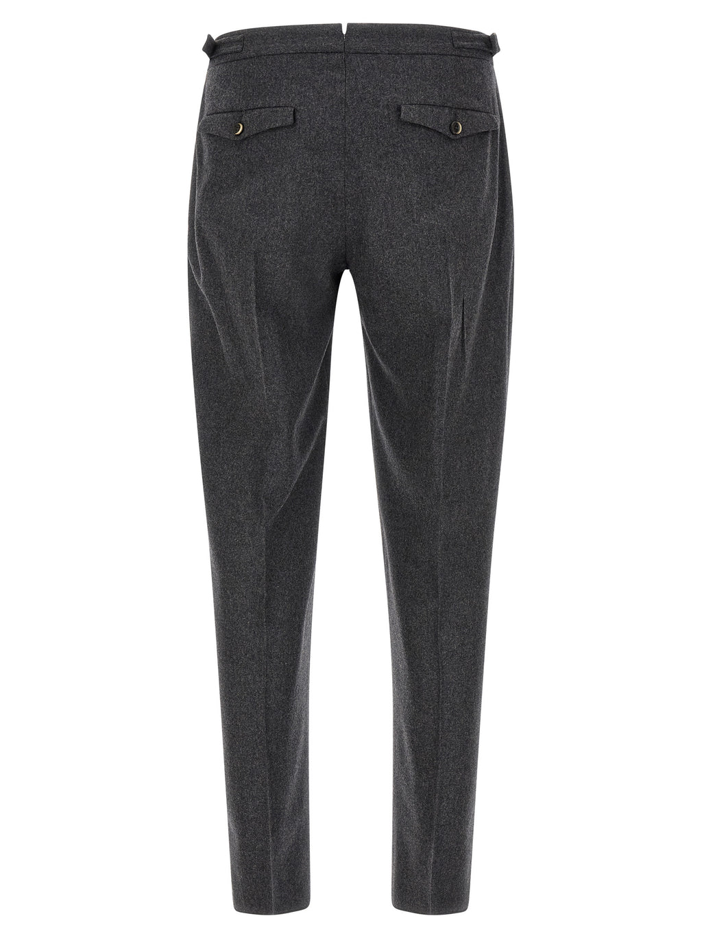 PT Torino Gray Virgin Wool Dress Pants
