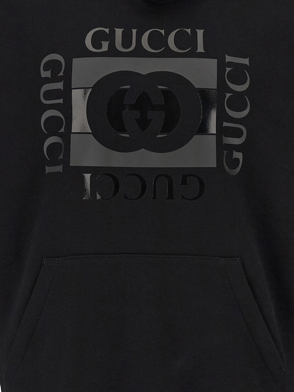 Gucci Black Cotton Sweatshirt