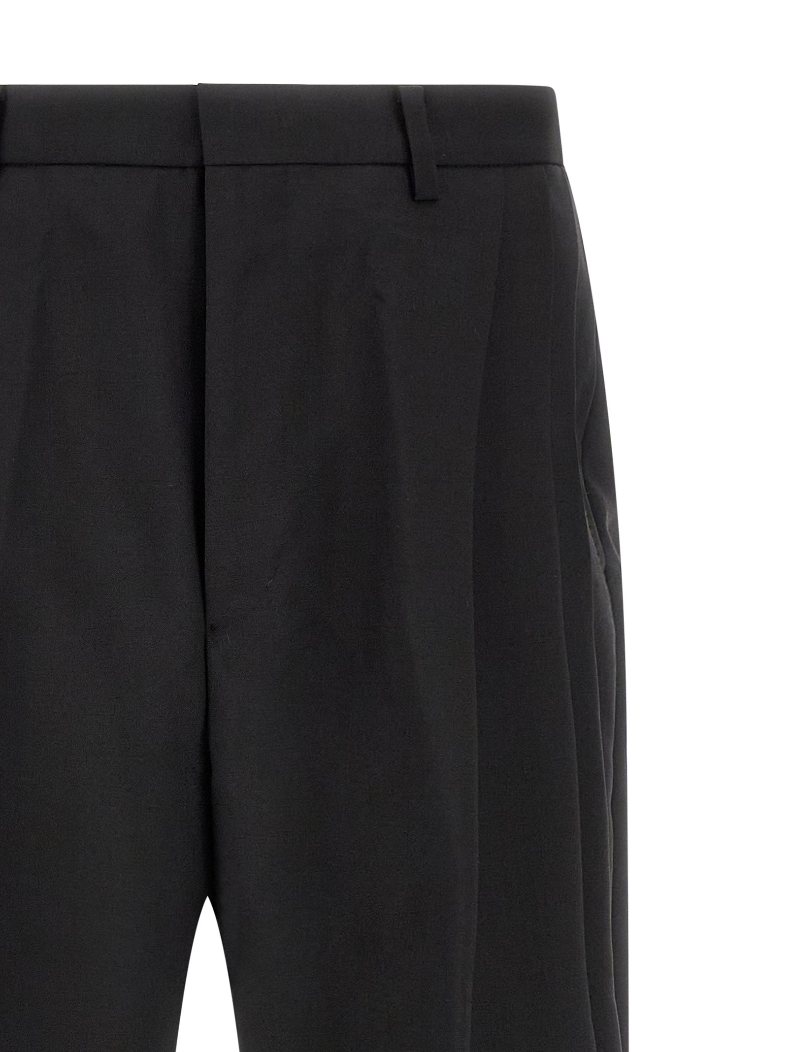 Kiko Kostadinov Black Wool Dress Pants