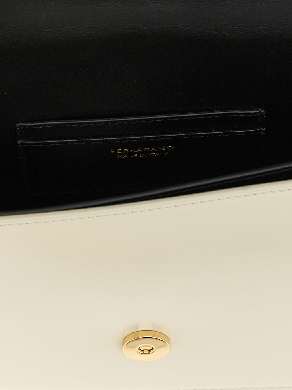 Ferragamo Bicolor Calfskin Crossbody Bag