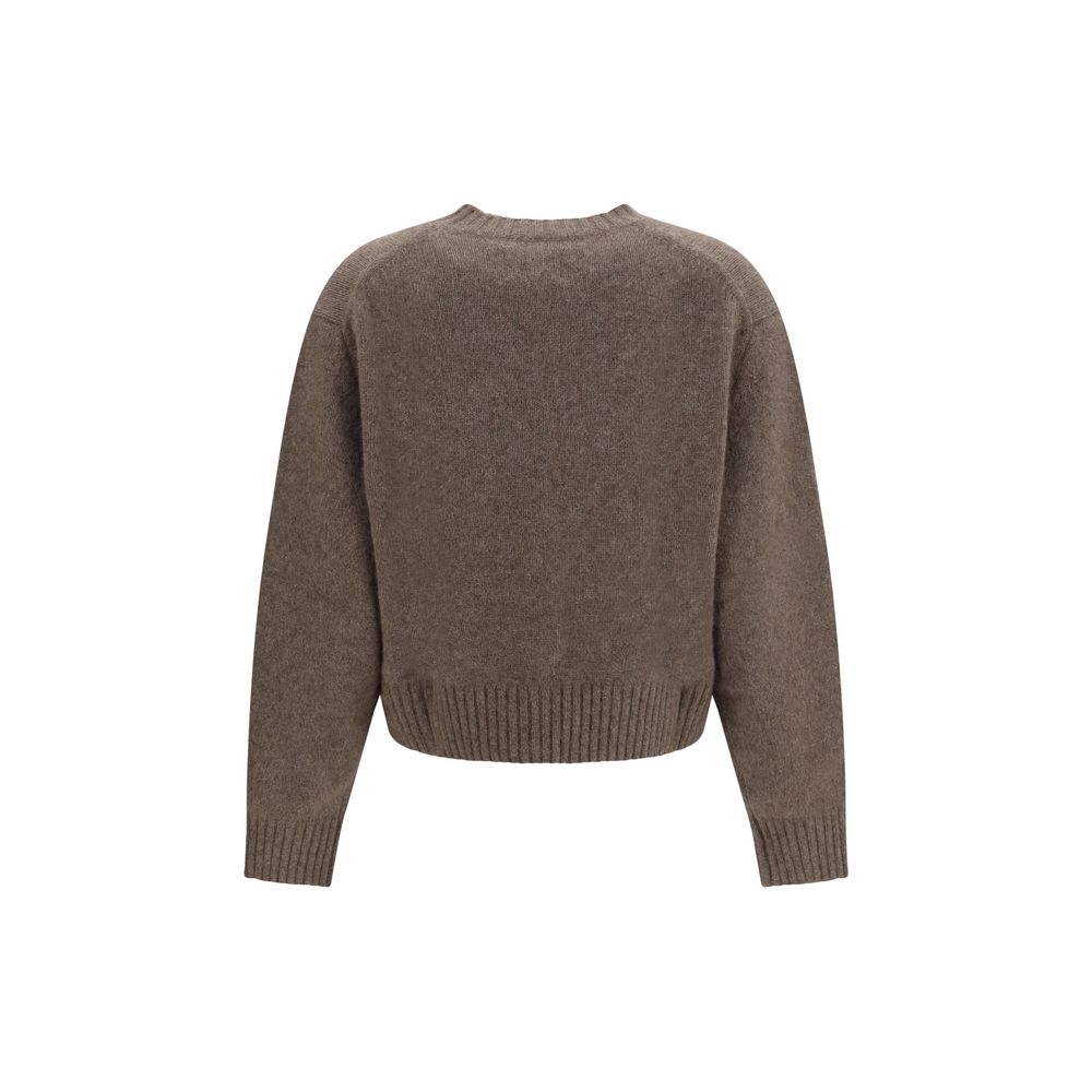 Loulou De Saison Brown Wool Oves Aries Cardigan