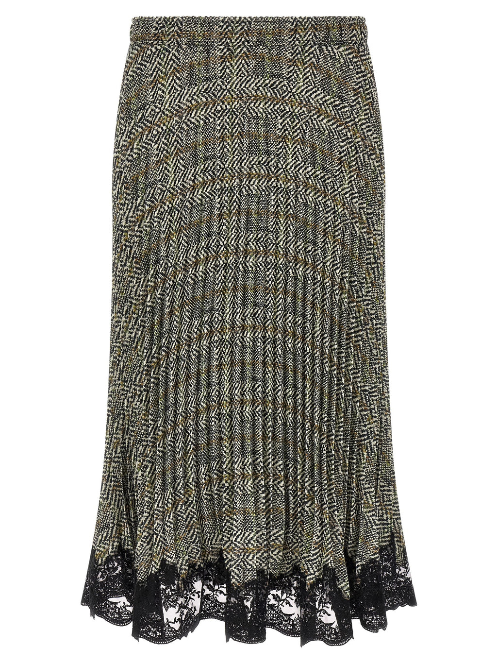 Ermanno Scervino Multicolor Polyester Midi Skirt